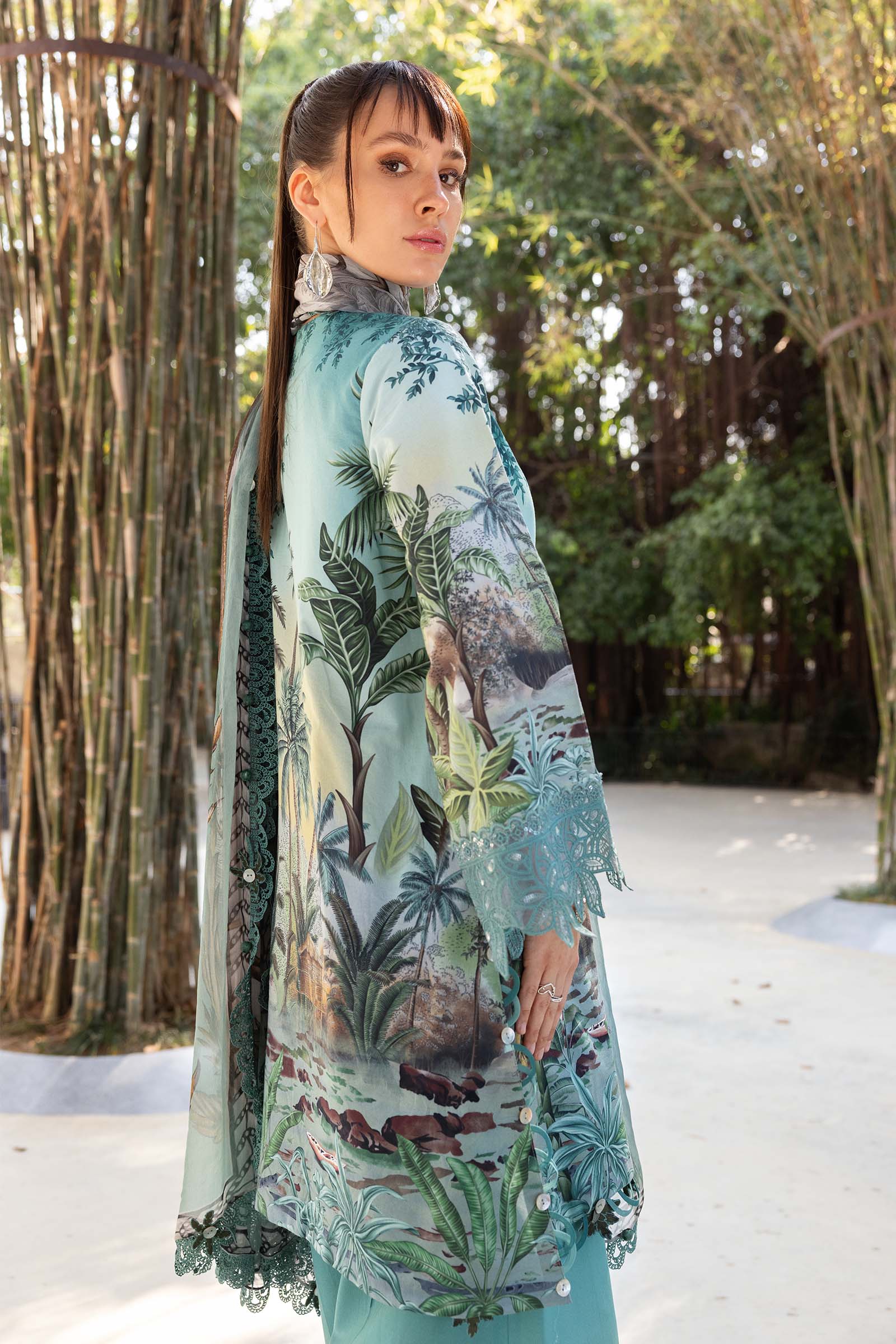 MPT-2907-A | Maria B |Safari Scape Mprints Spring Summer Lawn  Collection 2026