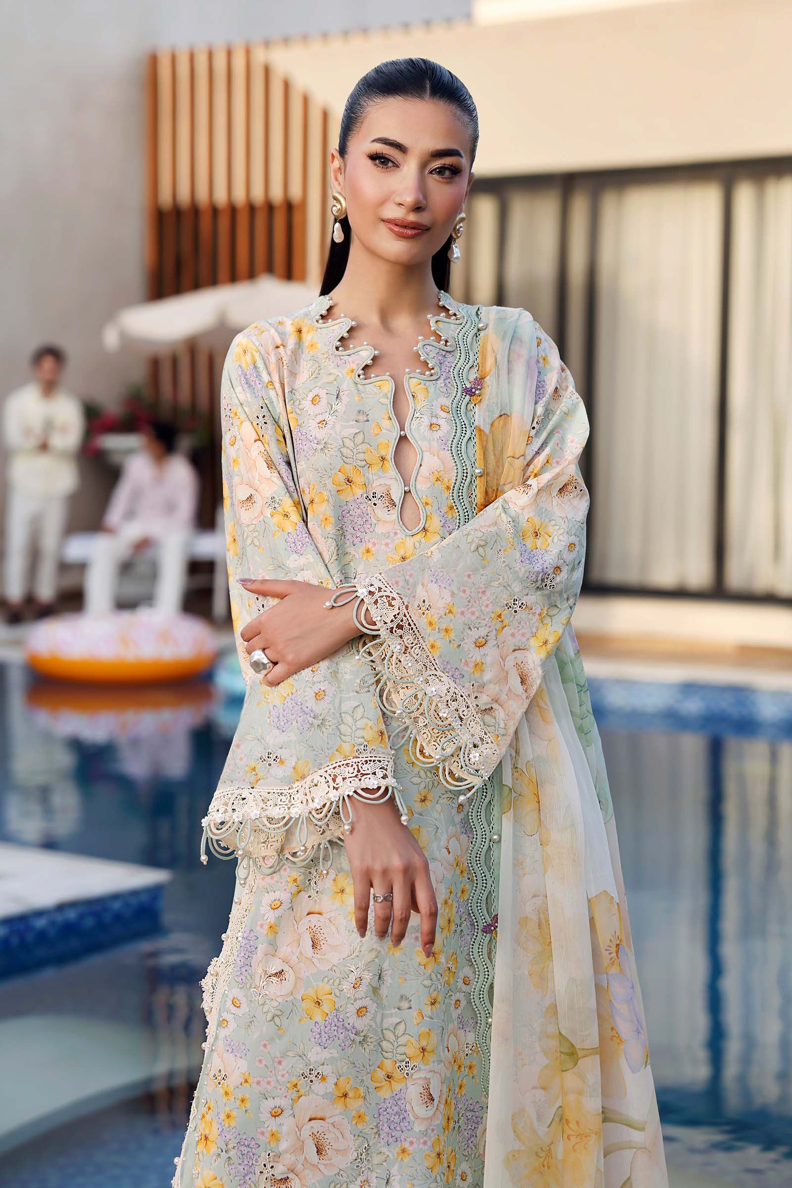 MPT-3007-A | Maria B  | Mprints Sun Club Eid Edit Lawn Collection 2026