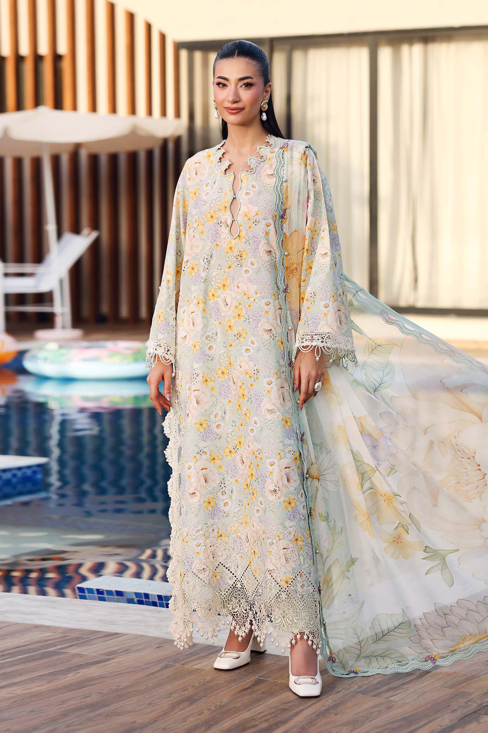 MPT-3007-A | Maria B  | Mprints Sun Club Eid Edit Lawn Collection 2026
