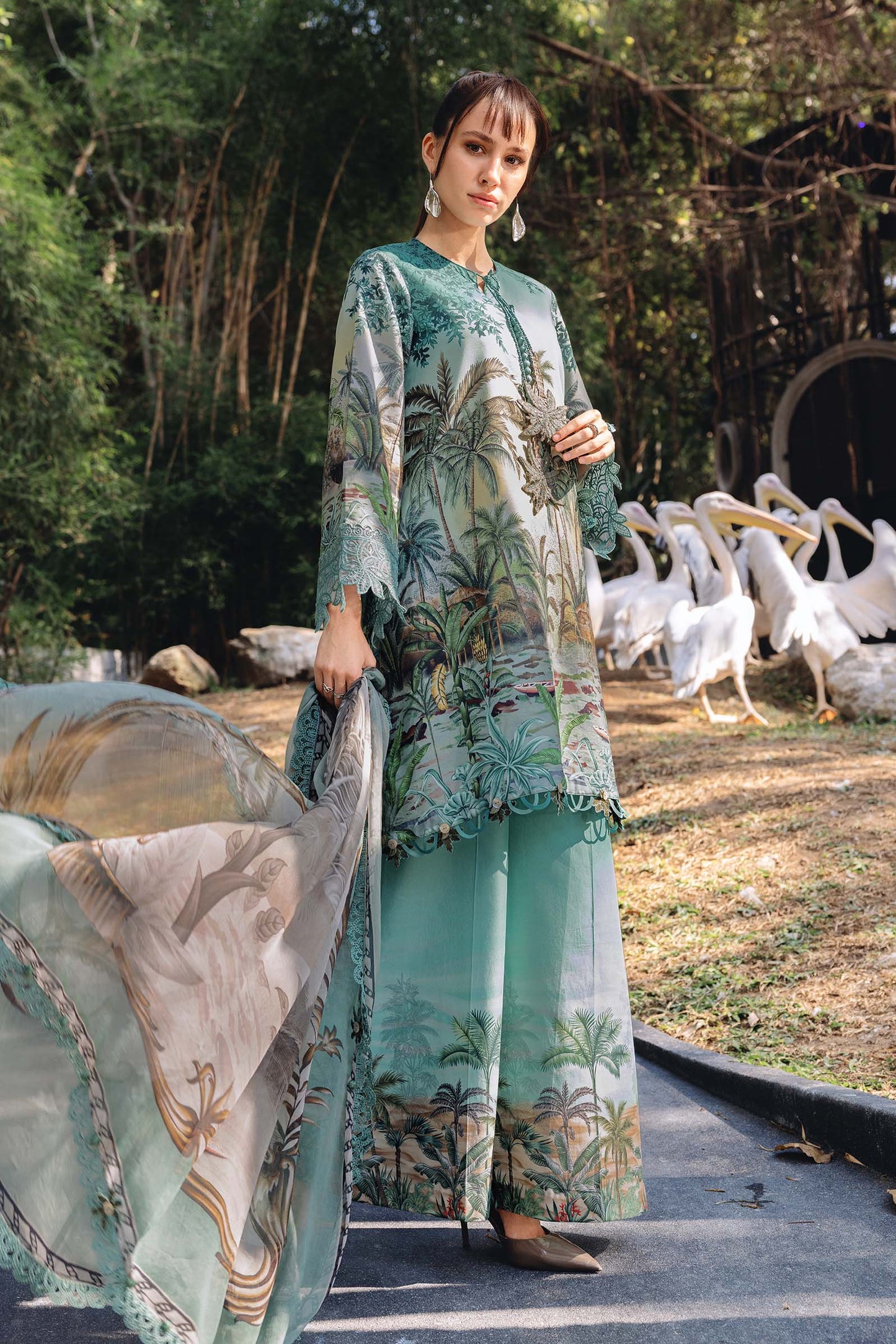 MPT-2907-A | Maria B |Safari Scape Mprints Spring Summer Lawn  Collection 2026