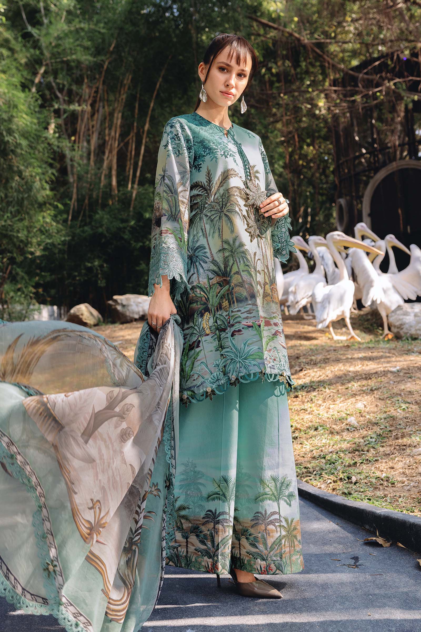 MPT-2907-A | Maria B |Safari Scape Mprints Spring Summer Lawn  Collection 2026