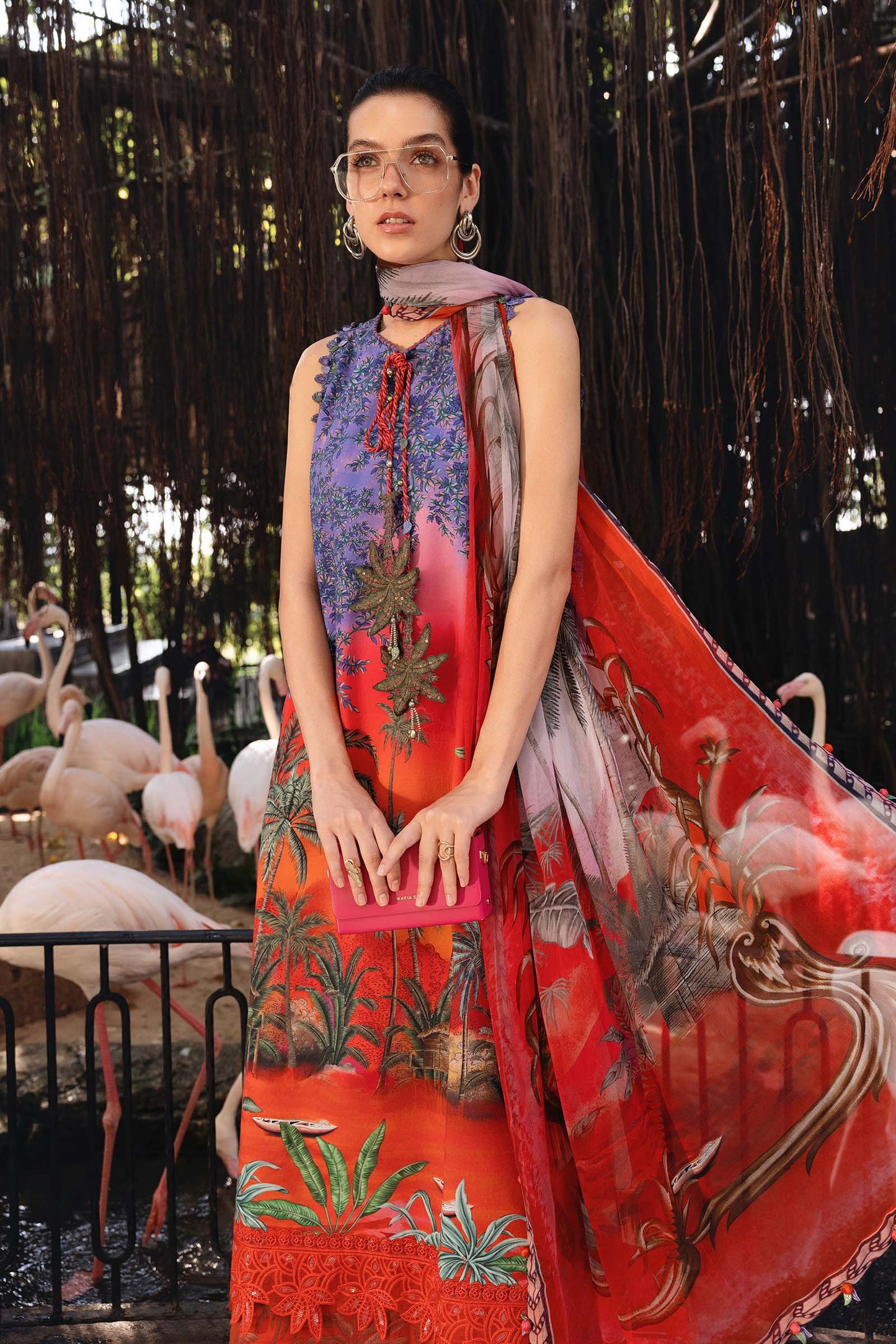 MPT-2907-B | Maria B |Safari Scape Mprints Spring Summer Lawn  Collection 2026