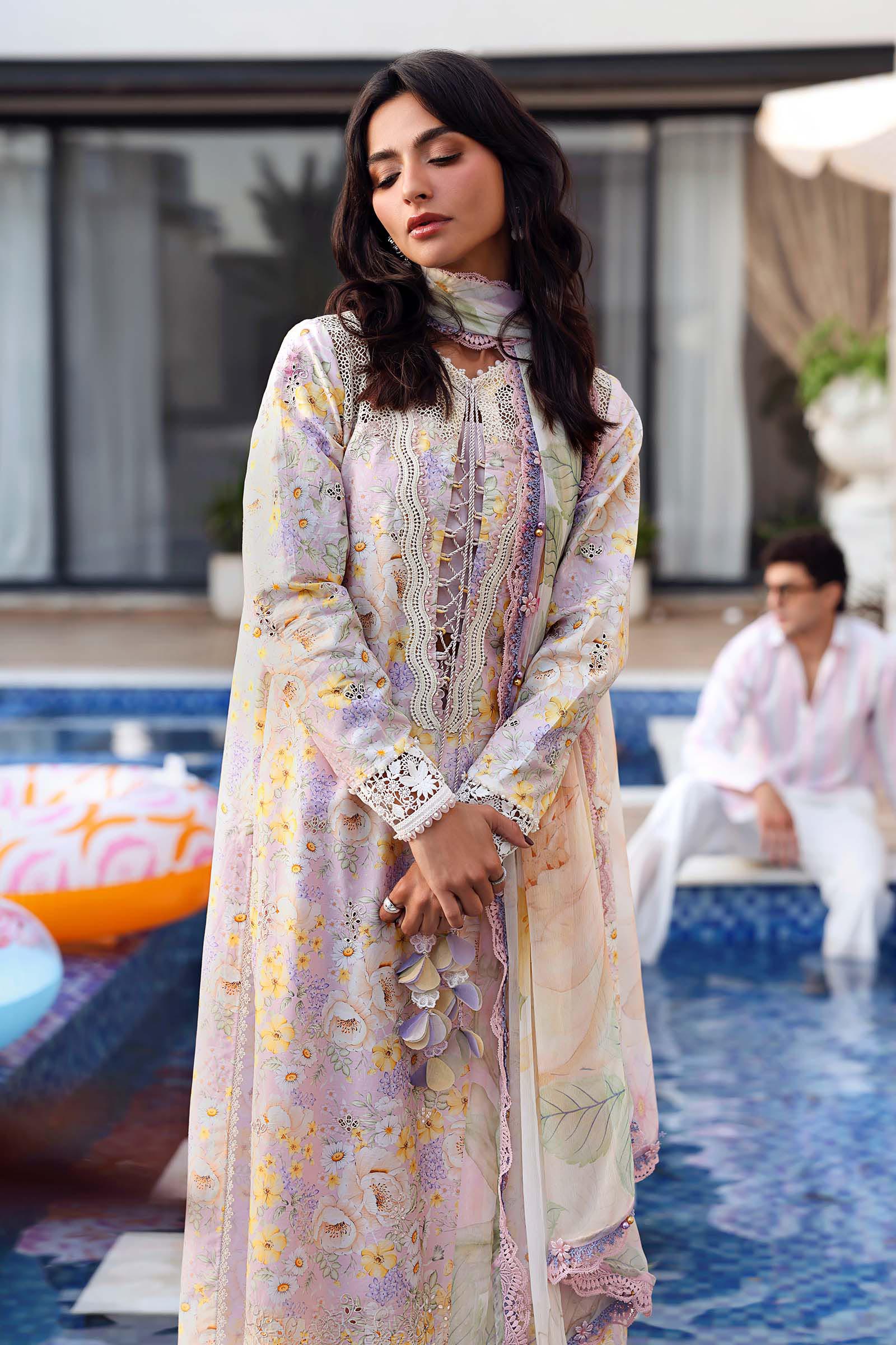 MPT-3007-B | Maria B  | Mprints Sun Club Eid Edit Lawn Collection 2026