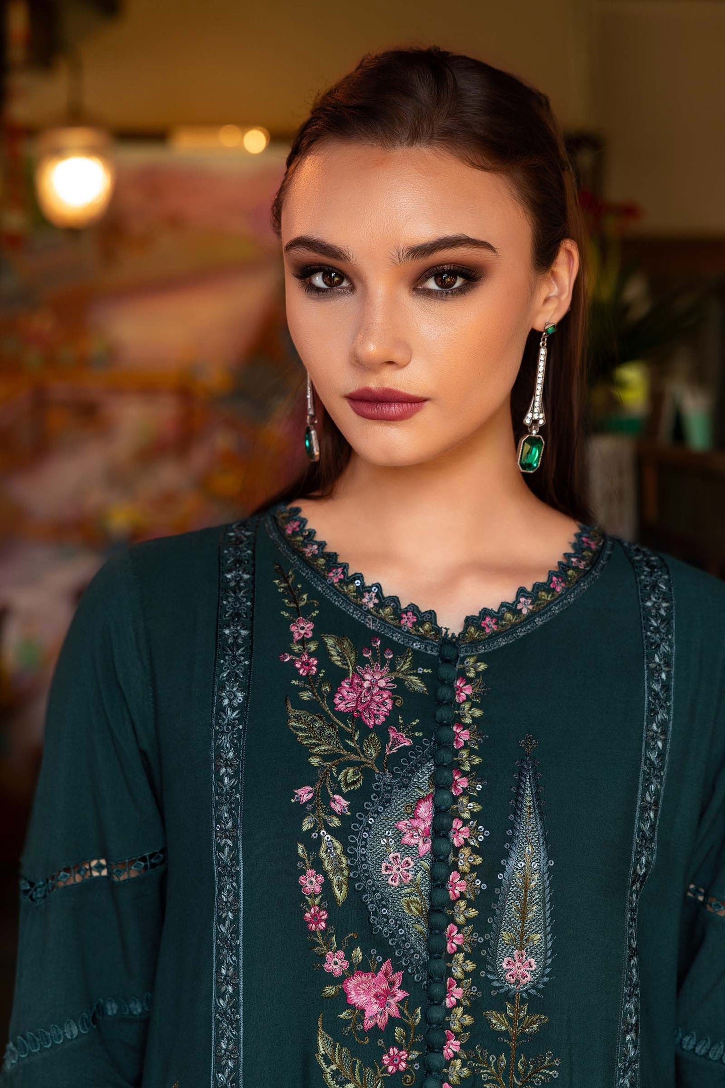 MPT-2807-B | Maria B | M.Prints Winter Shawl Collection 2025