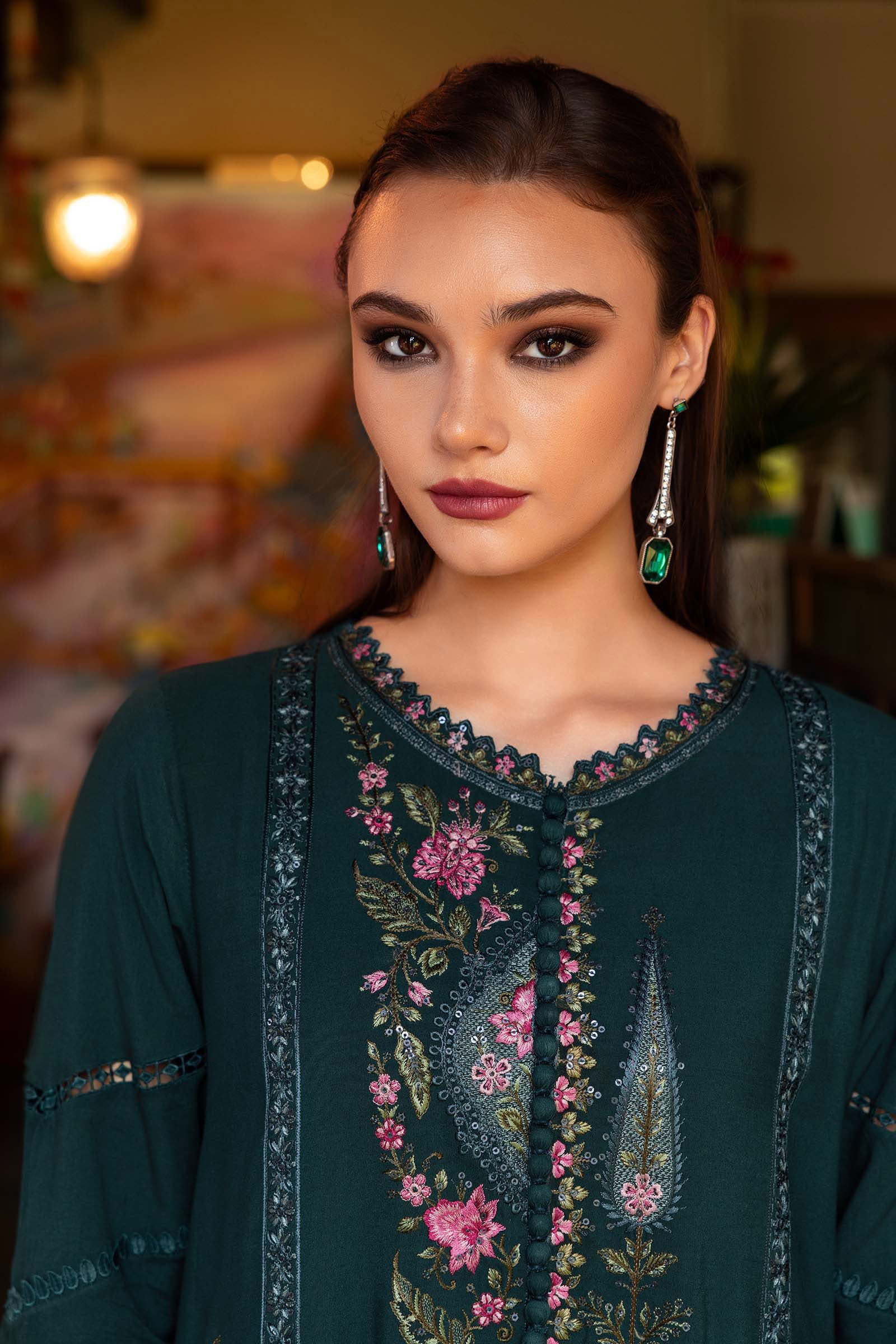 MPT-2807-B | Maria B | M.Prints Winter Shawl Collection 2025