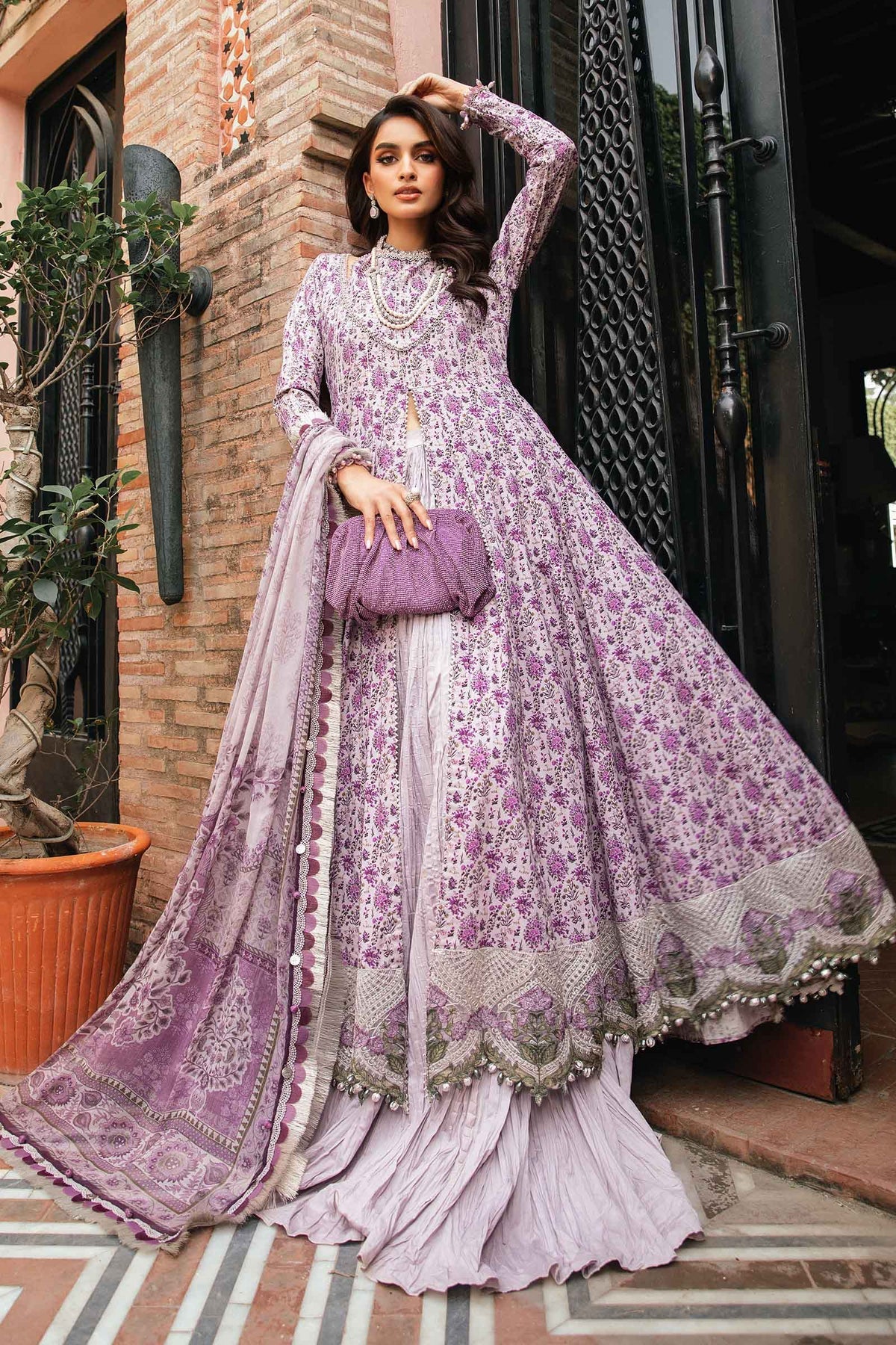 MPT-2207-B | Maria B | Unstitched Mprints Collections 2024