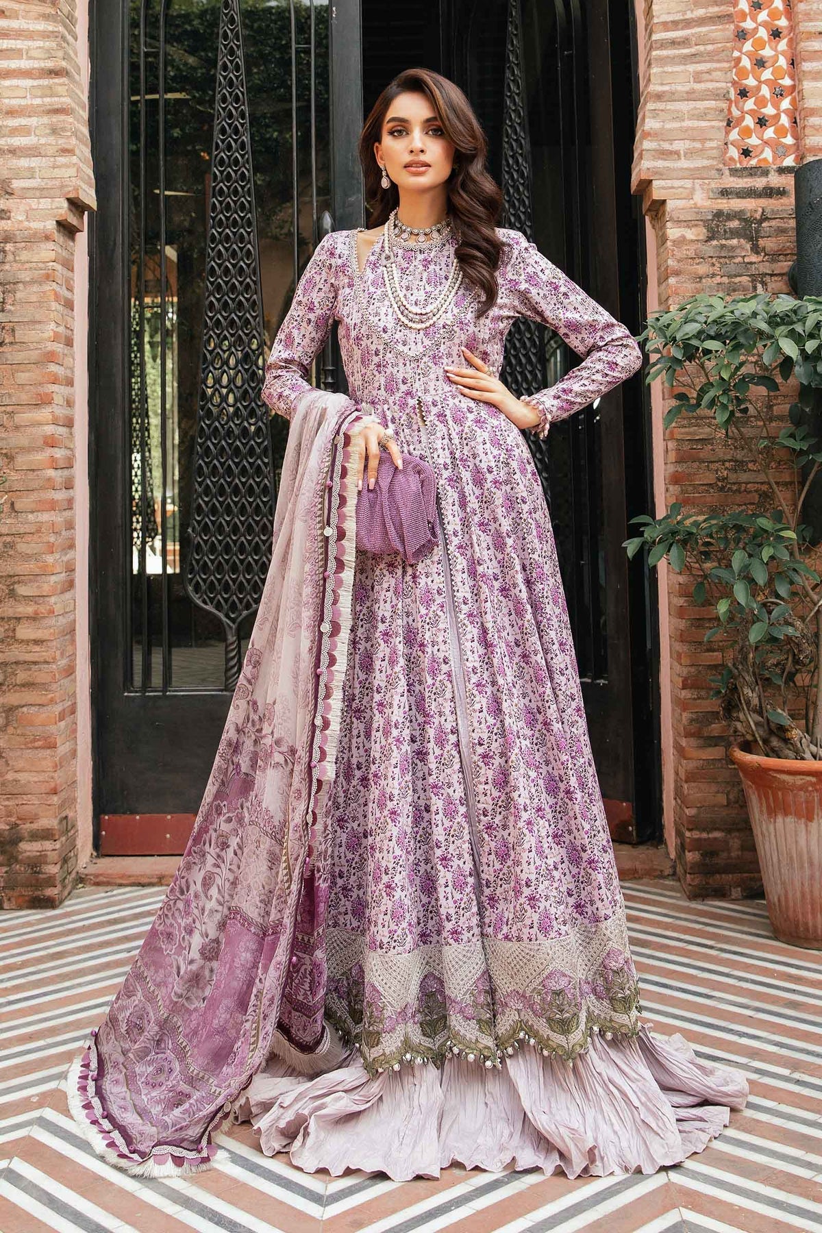 MPT-2207-B | Maria B | Unstitched Mprints Collections 2024