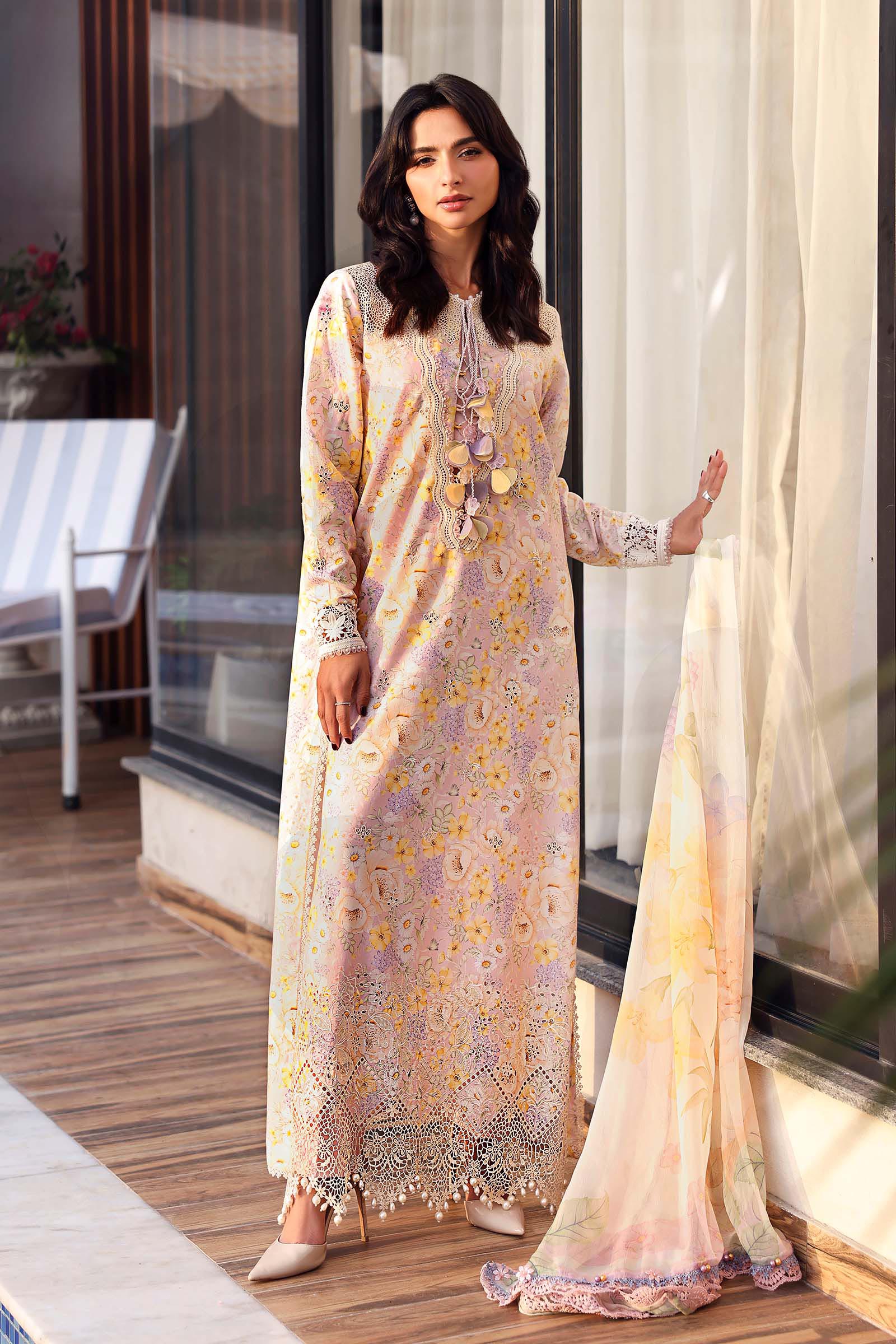 MPT-3007-B | Maria B  | Mprints Sun Club Eid Edit Lawn Collection 2026