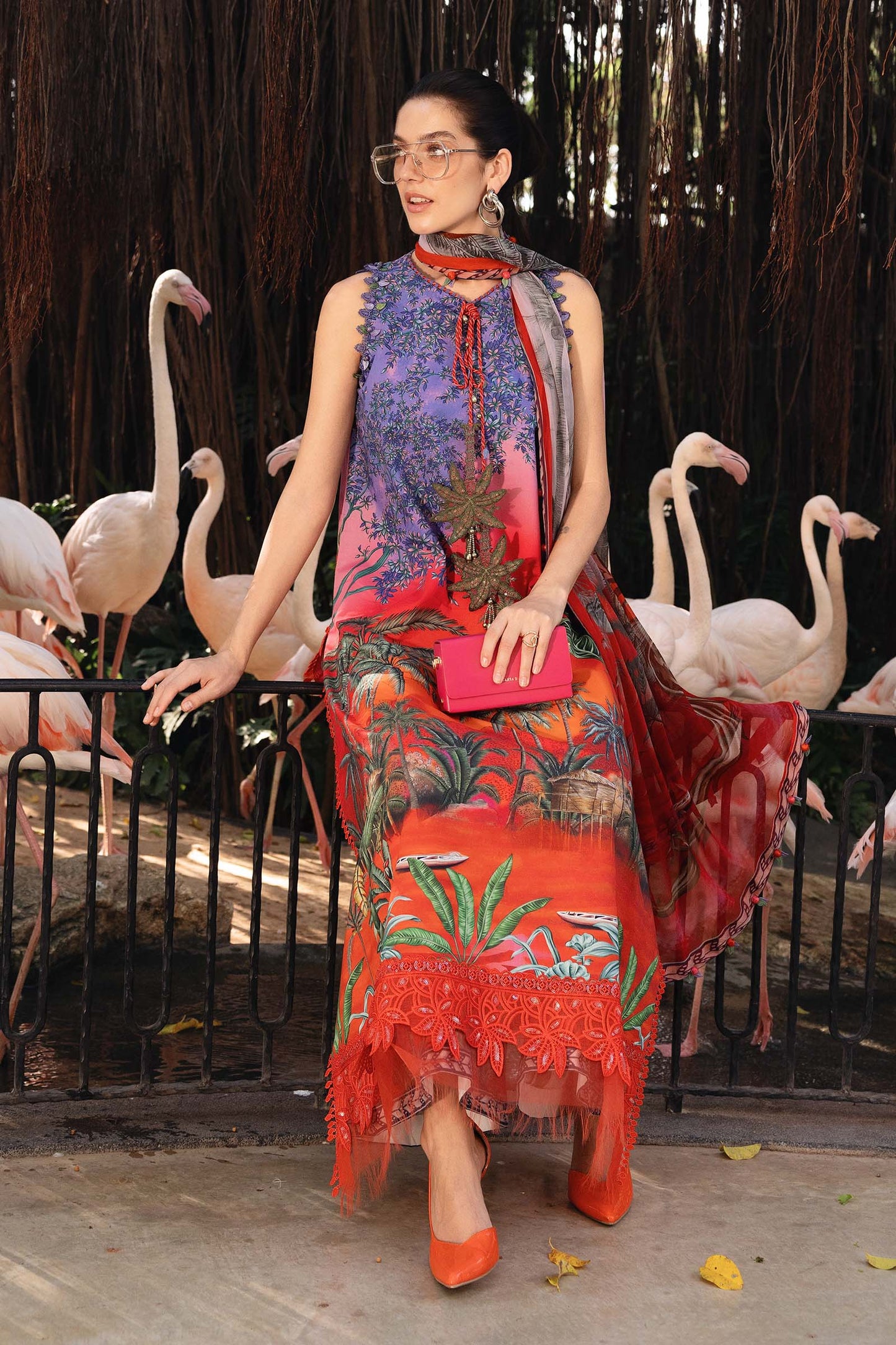 MPT-2907-B | Maria B |Safari Scape Mprints Spring Summer Lawn  Collection 2026