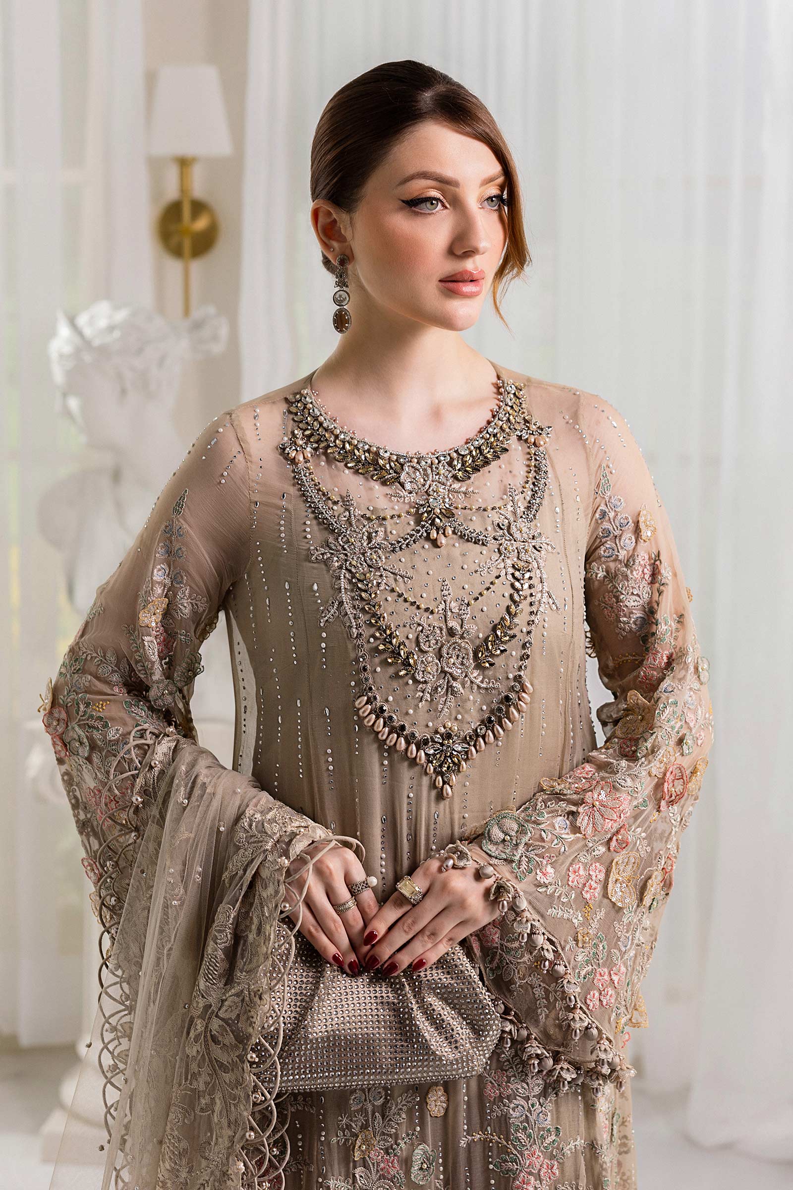 MPC-25-107 | Maria B | Unstitched Chiffons Collection 2025