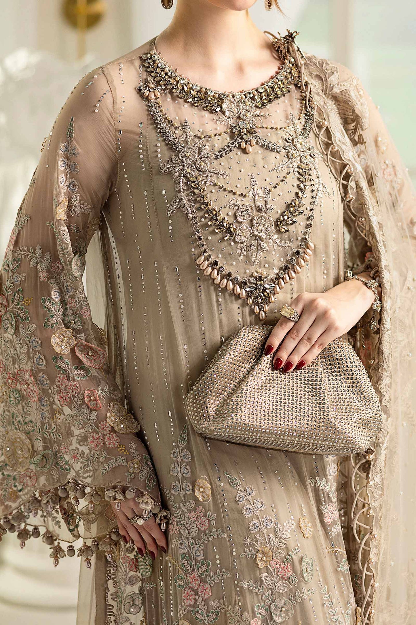 MPC-25-107 | Maria B | Unstitched Chiffons Collection 2025