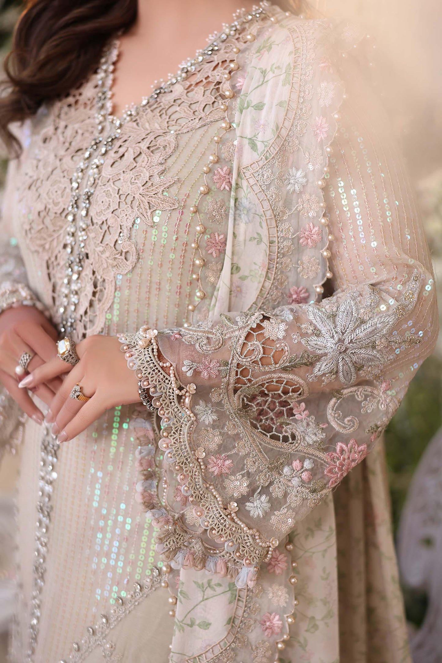 MPC-26-107 | Maria B | Tea Affair Embroidered Luxury Chiffon Collection 2026