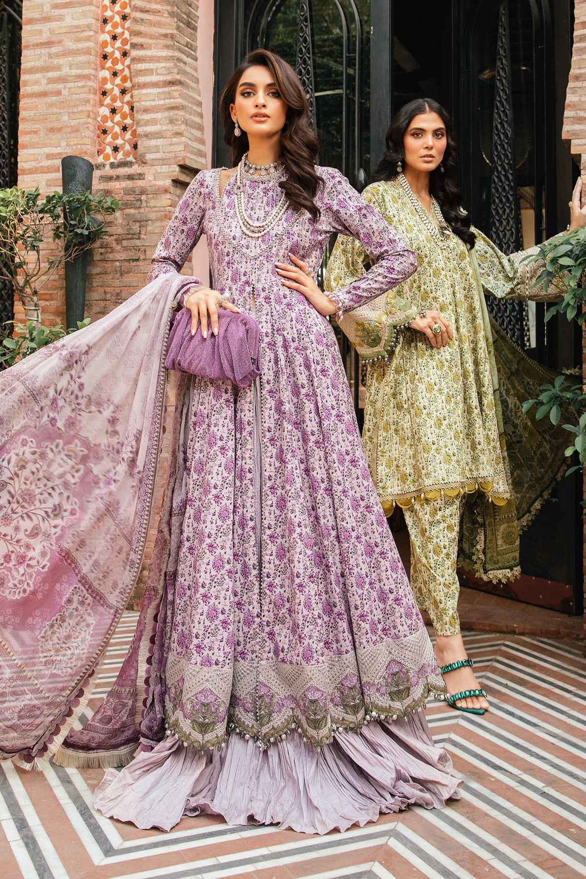 MPT-2207-B | Maria B | Unstitched Mprints Collections 2024