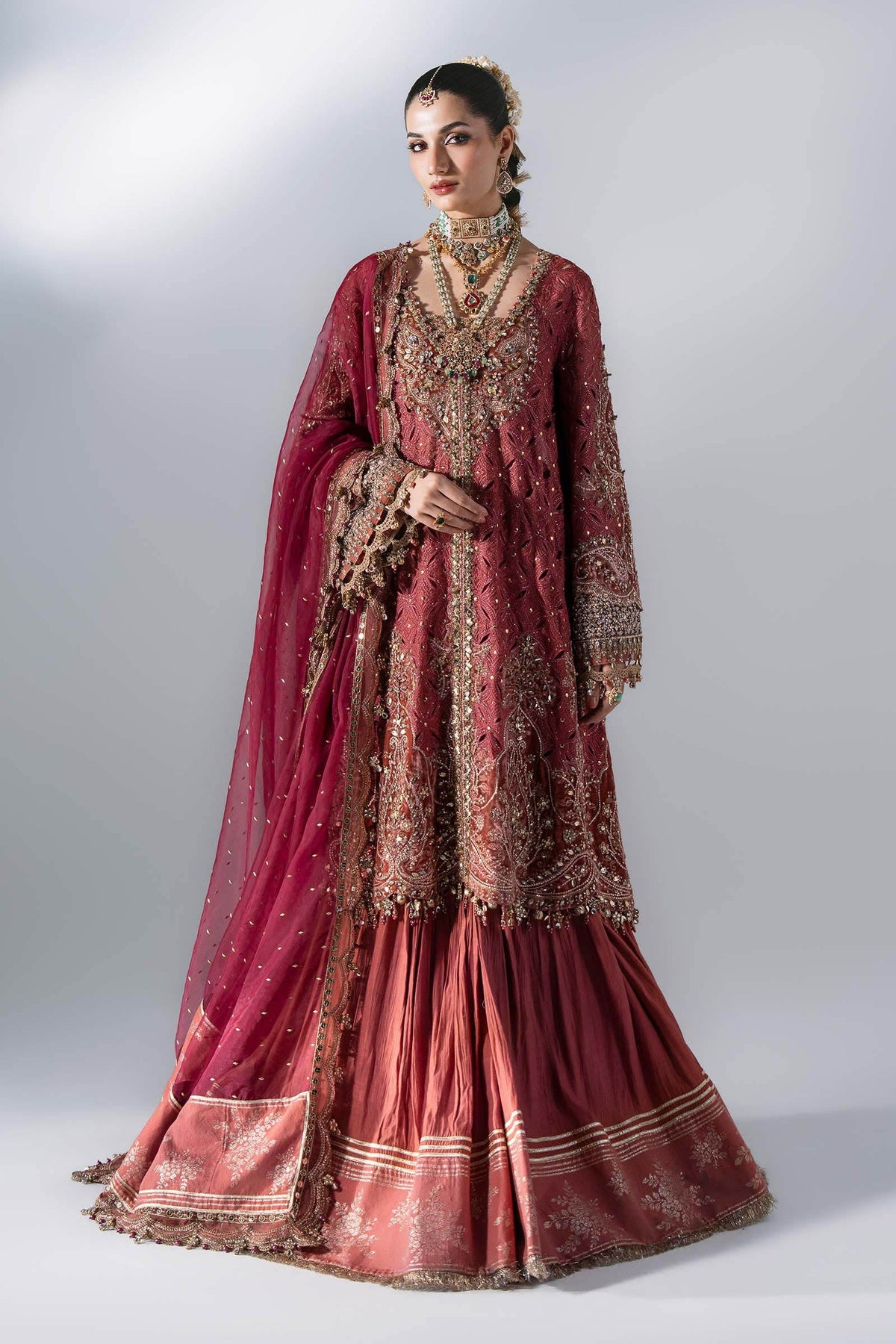 BD-3108 | Maria B | Mbroidered Wedding Unstitched Collection 2026