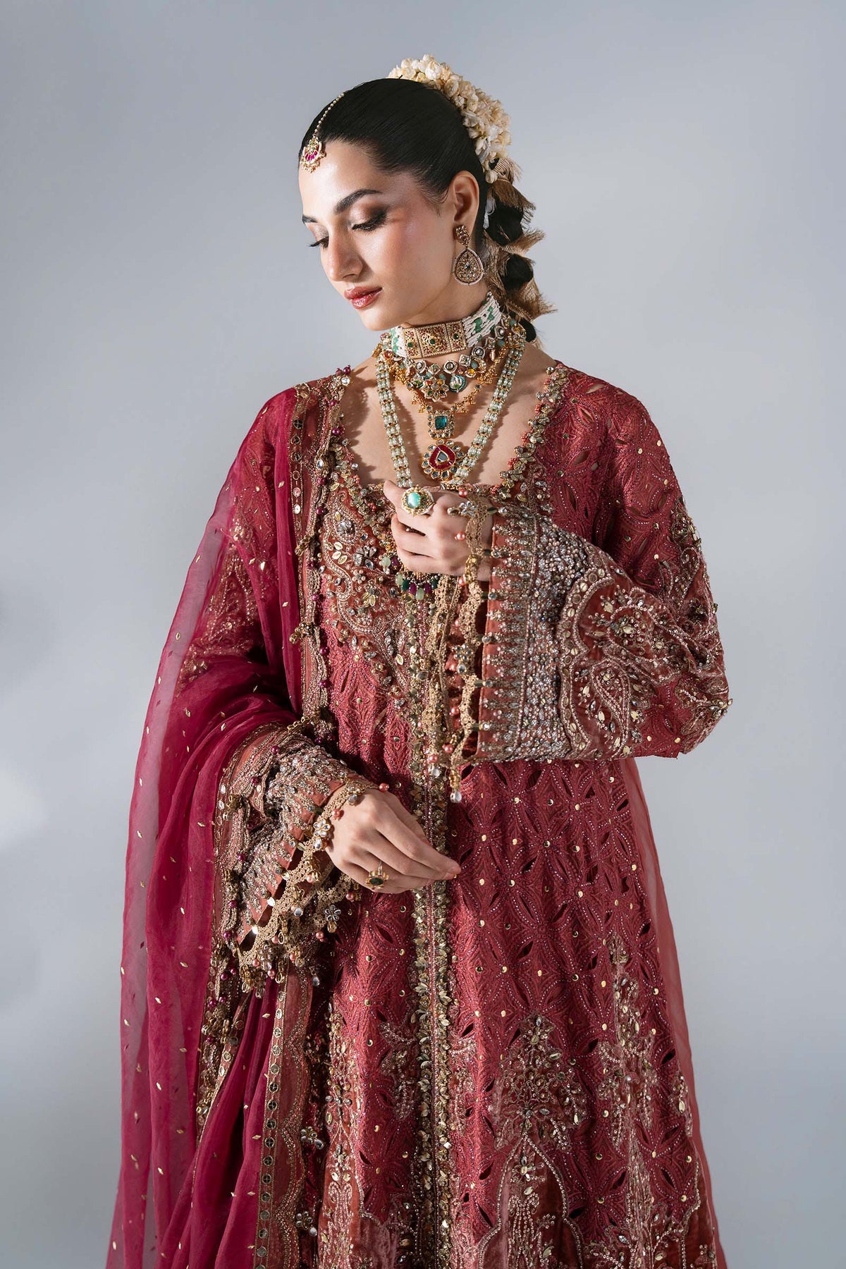 BD-3108 | Maria B | Mbroidered Wedding Unstitched Collection 2026