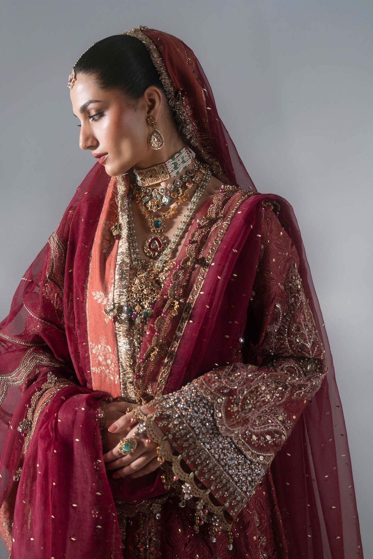 BD-3108 | Maria B | Mbroidered Wedding Unstitched Collection 2026