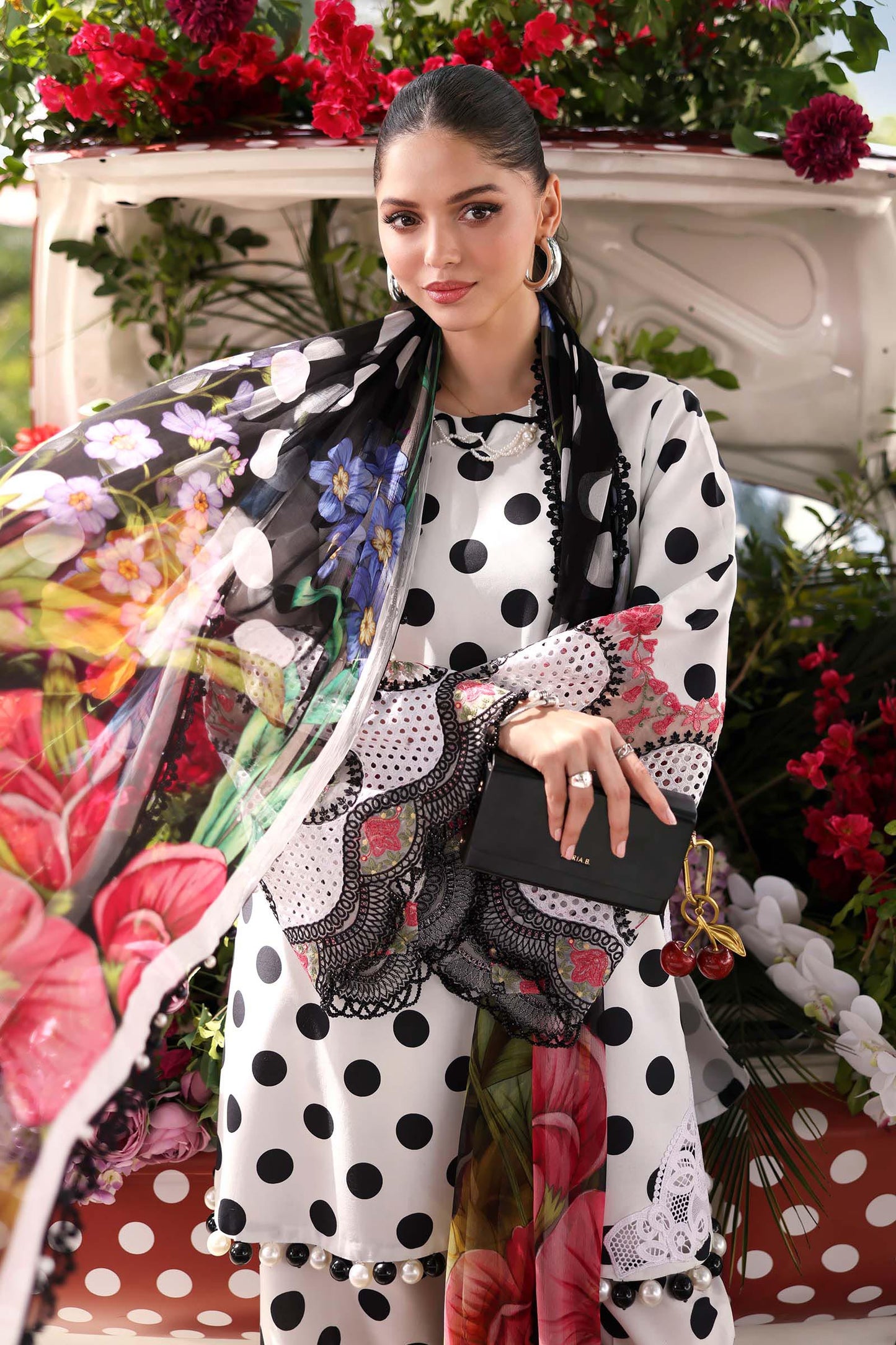 MPT-3008-A | Maria B  | Mprints Sun Club Eid Edit Lawn Collection 2026
