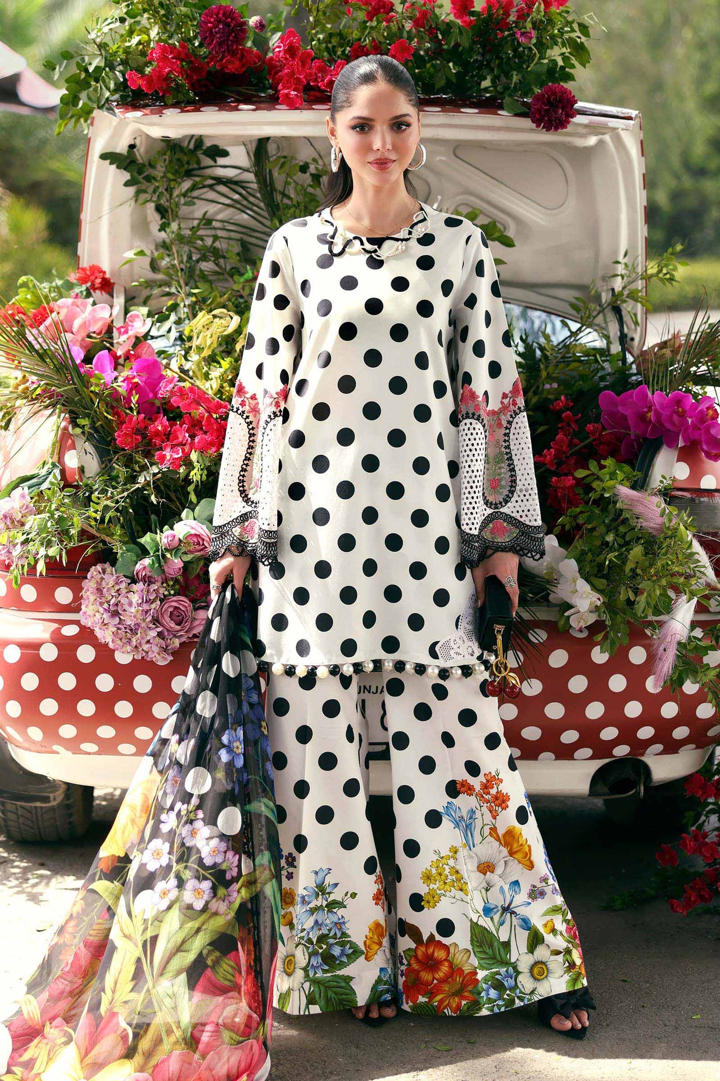 MPT-3008-A | Maria B  | Mprints Sun Club Eid Edit Lawn Collection 2026