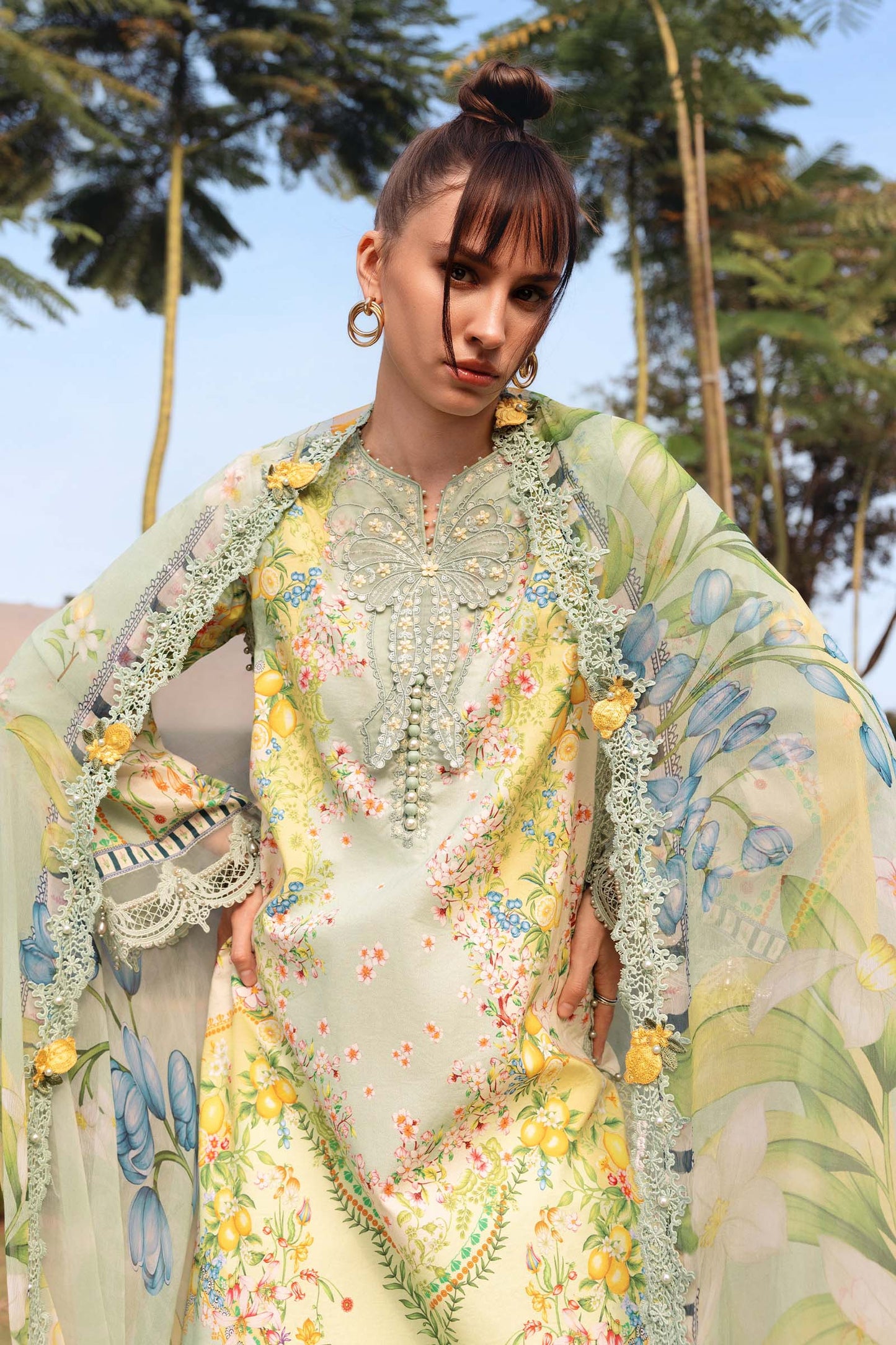 MPT-2908-B | Maria B |Safari Scape Mprints Spring Summer Lawn  Collection 2026