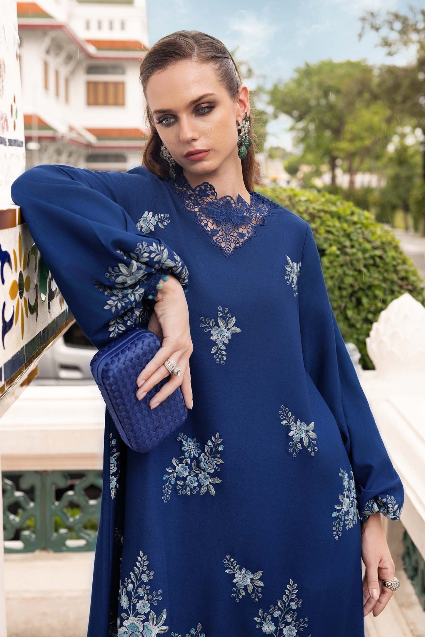 MPT-2808-B | Maria B | M.Prints Winter Shawl Collection 2025
