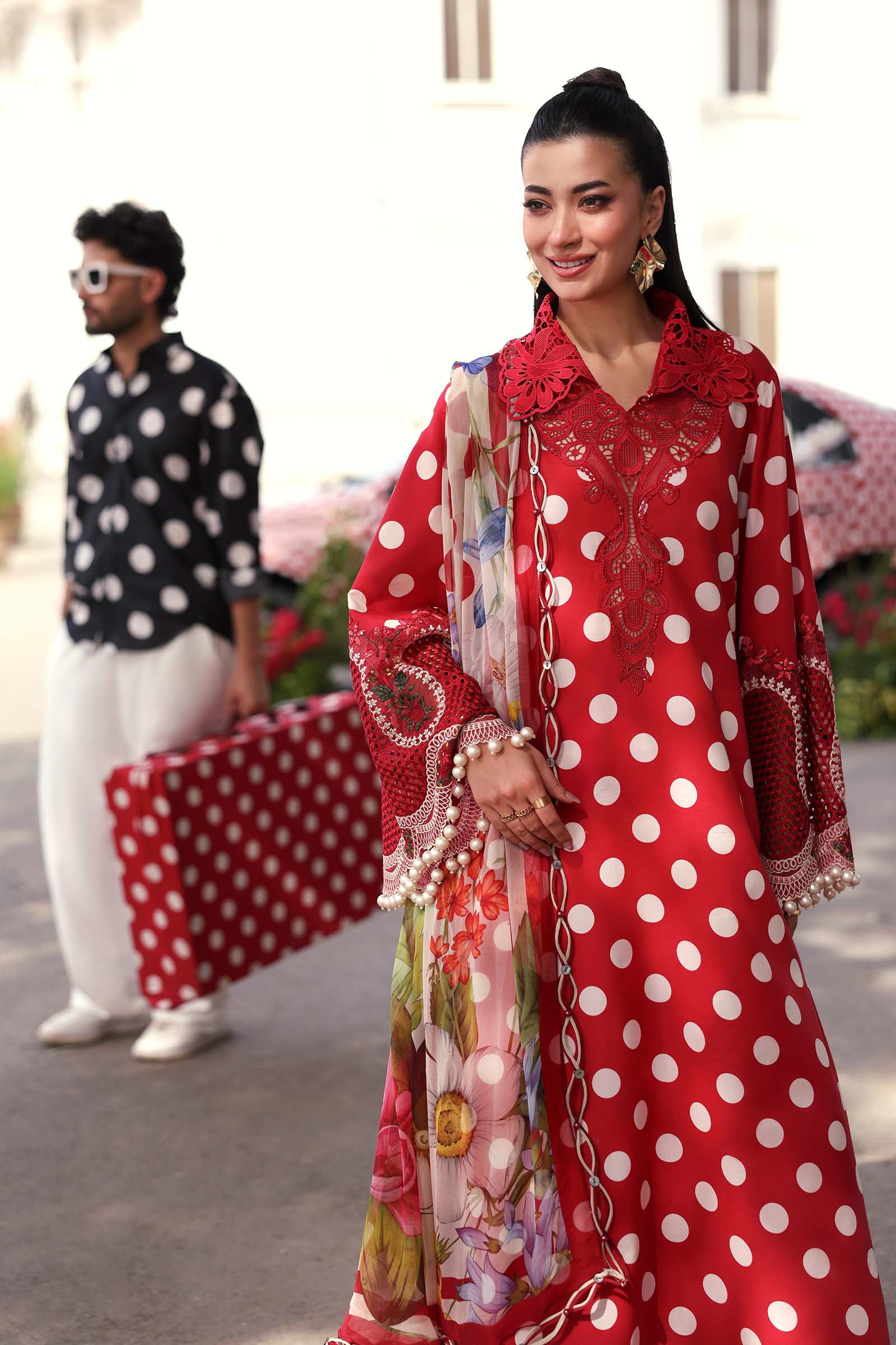 MPT-3008-B | Maria B  | Mprints Sun Club Eid Edit Lawn Collection 2026