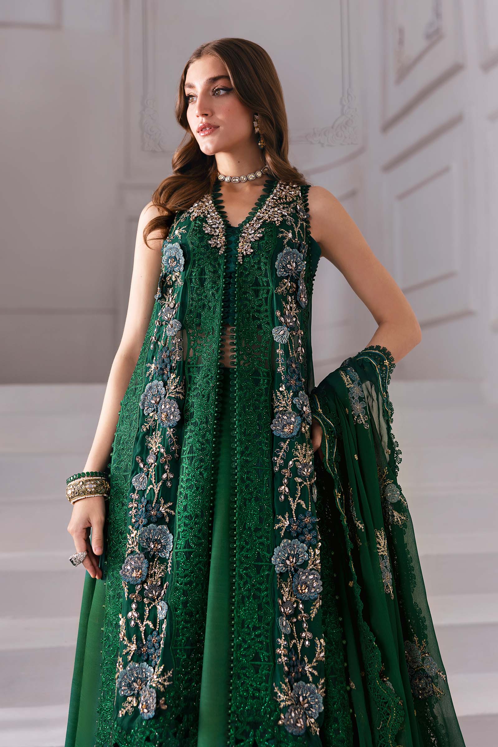 BD-3008 | Maria B | Mbroidered Wedding Collection 2025