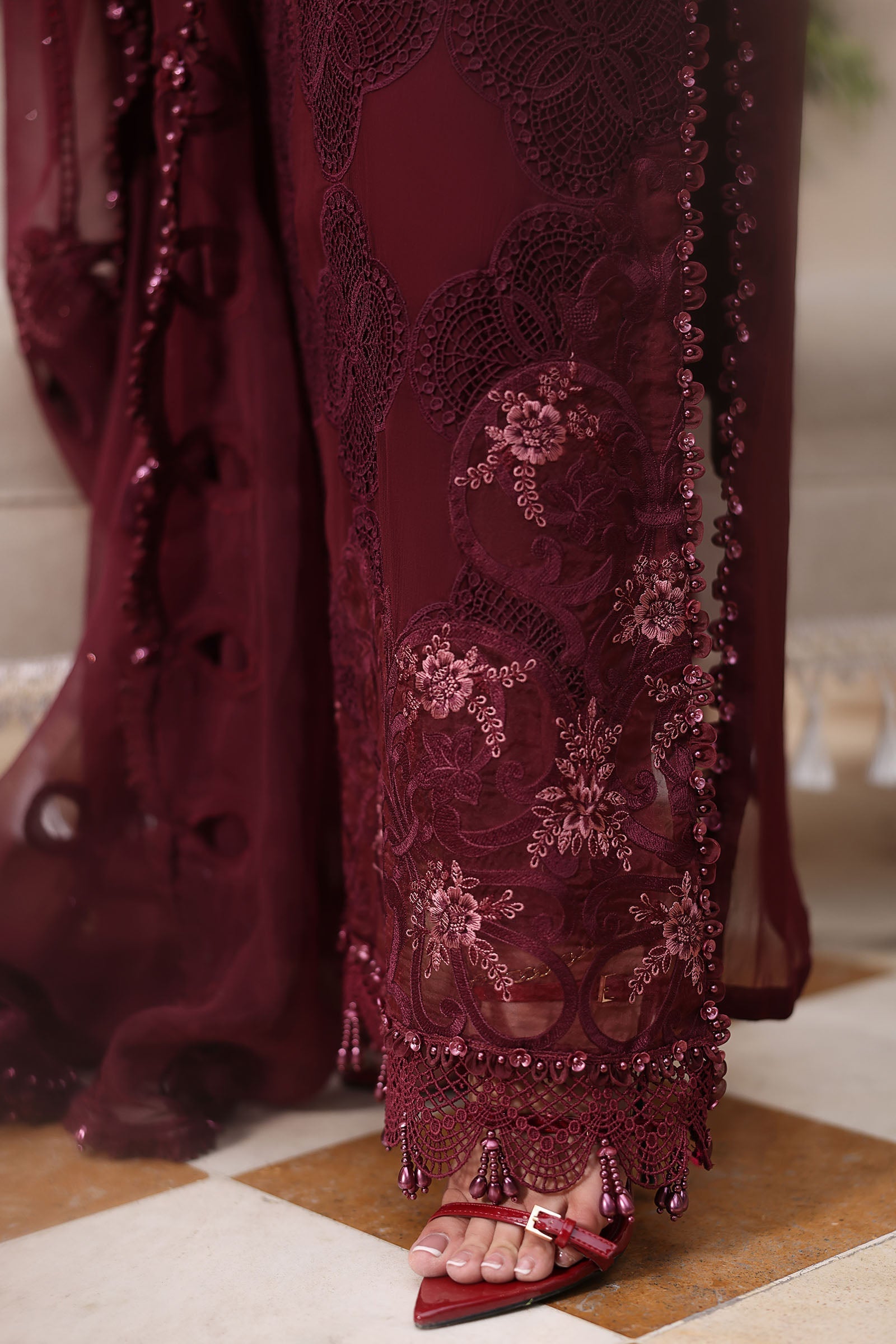 MPC-26-108 | Maria B | Tea Affair Embroidered Luxury Chiffon Collection 2026