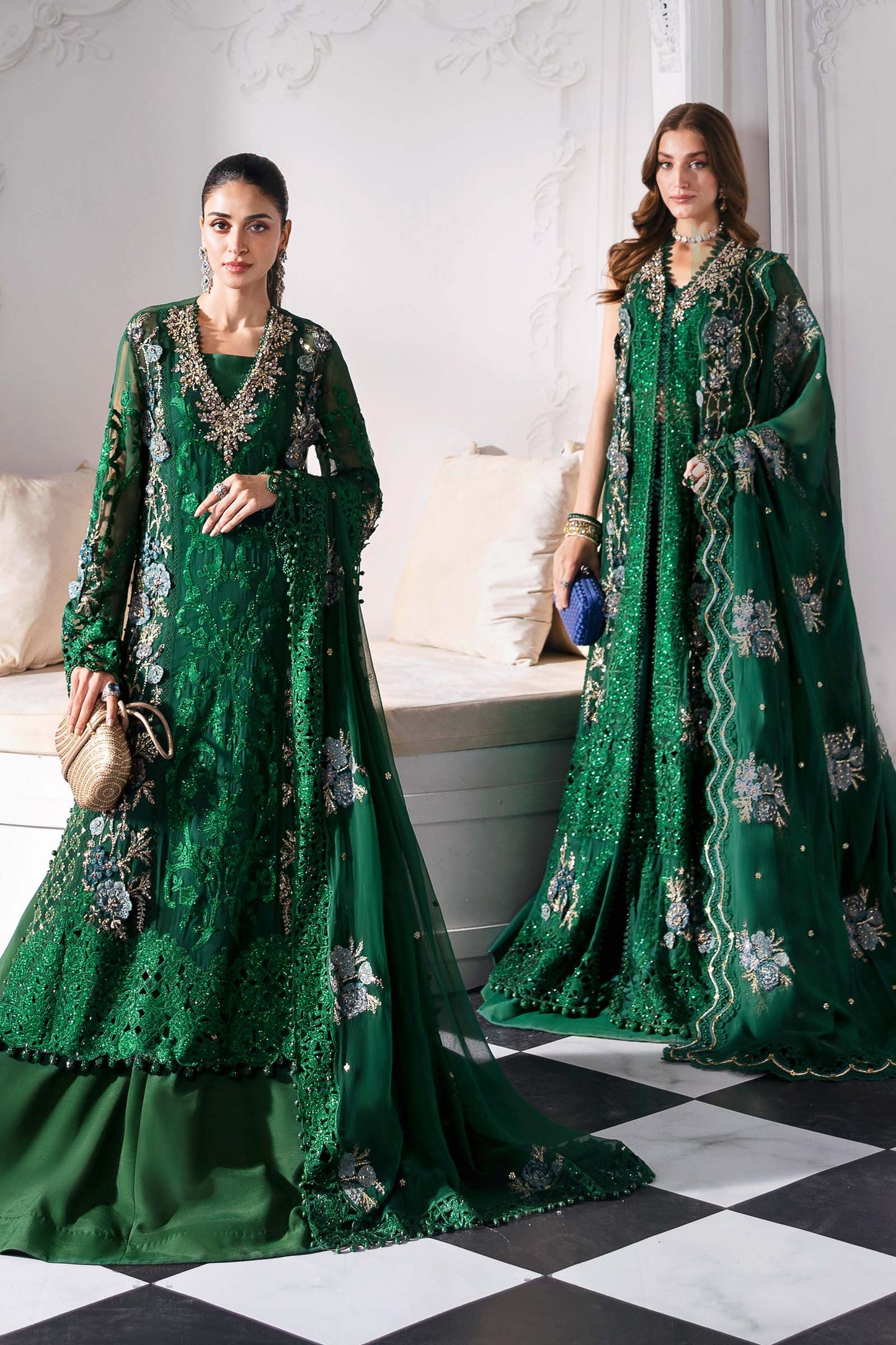 BD-3008 | Maria B | Mbroidered Wedding Collection 2025