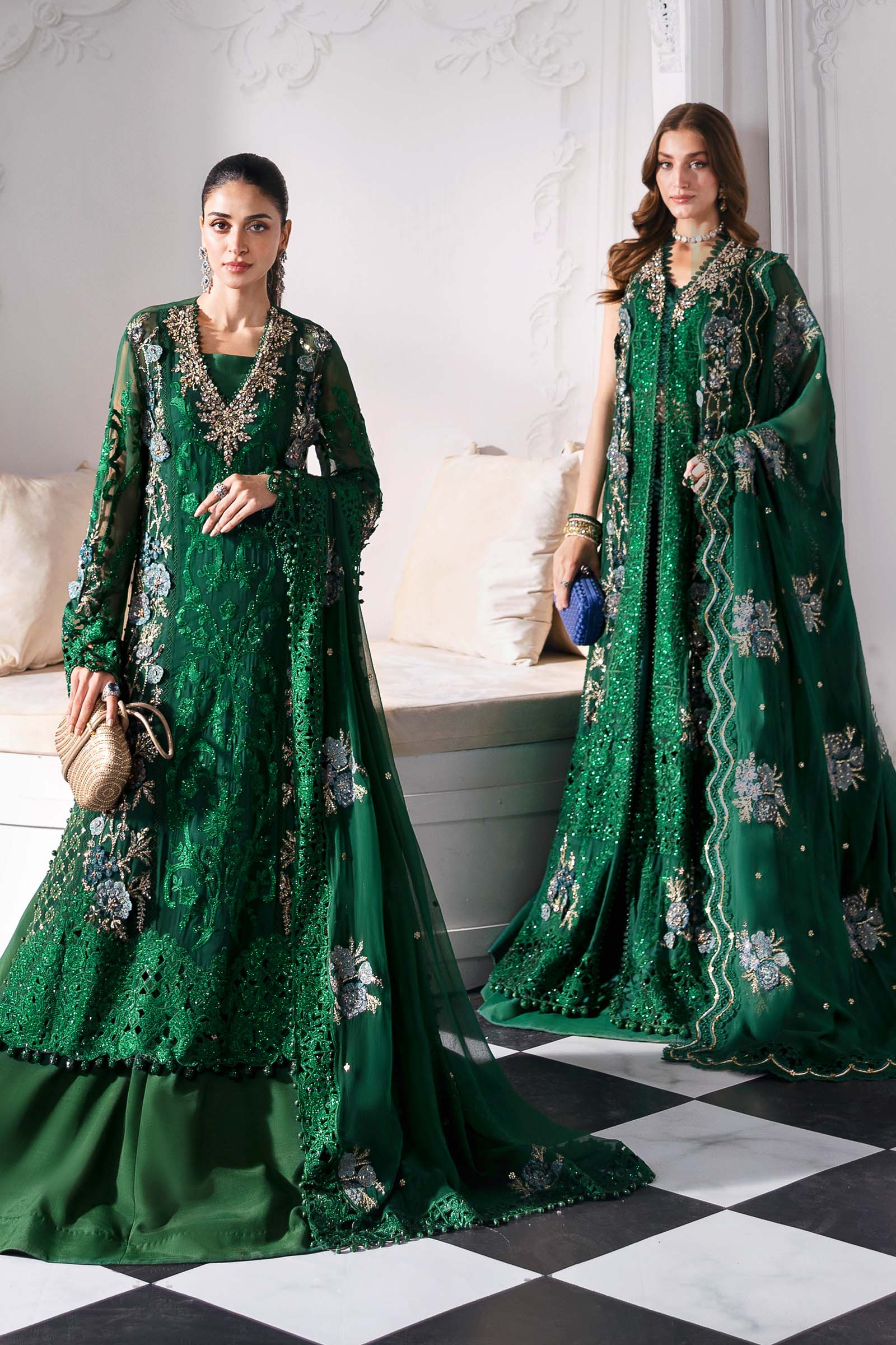 BD-3008 | Maria B | Mbroidered Wedding Collection 2025