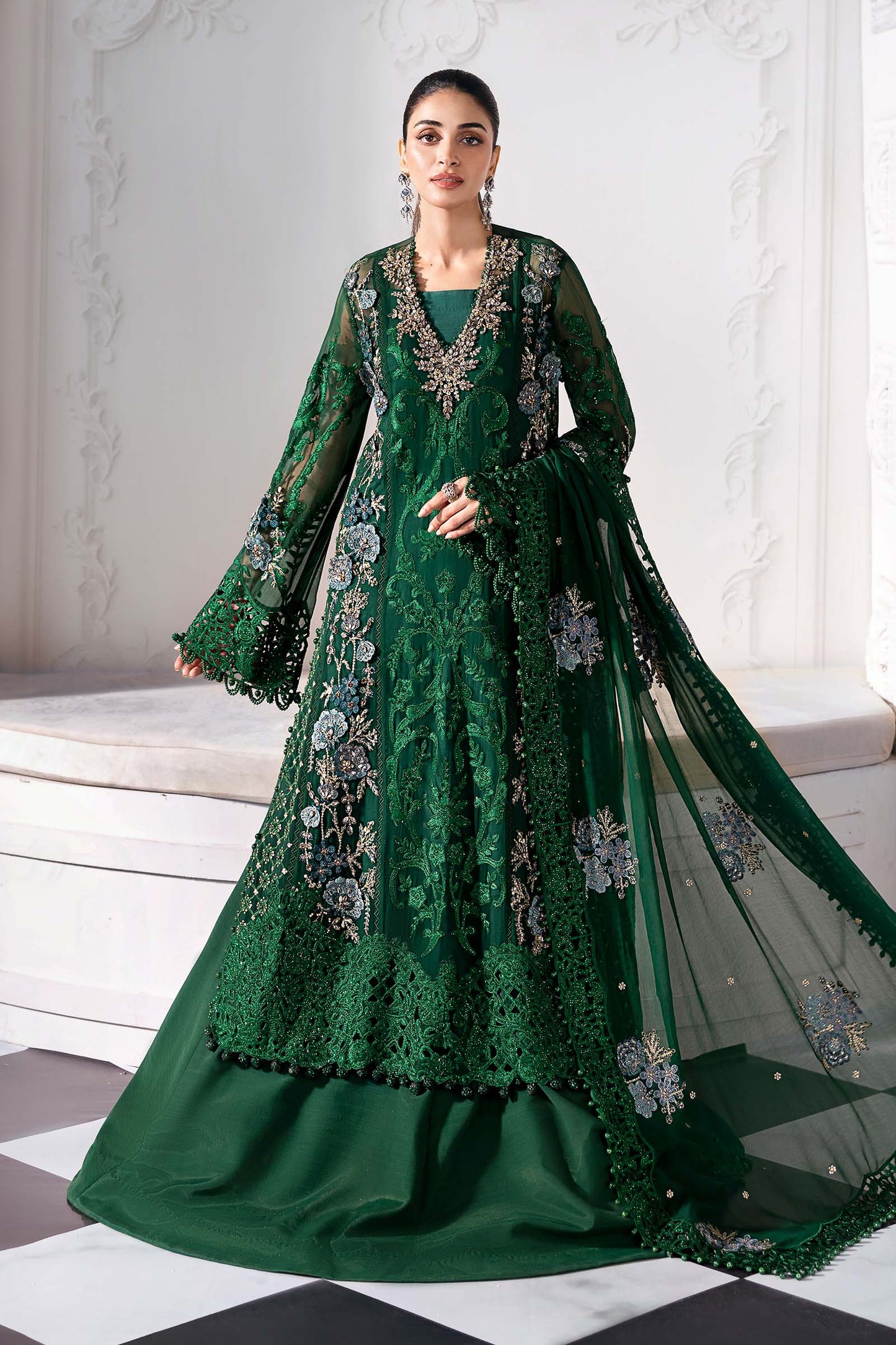 BD-3008 | Maria B | Mbroidered Wedding Collection 2025