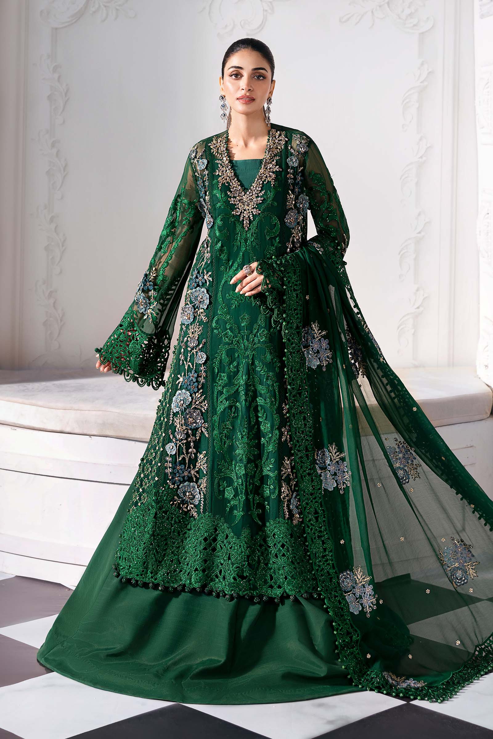 BD-3008 | Maria B | Mbroidered Wedding Collection 2025