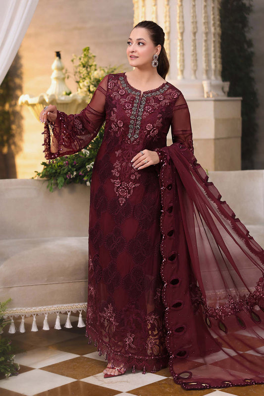 MPC-26-108 | Maria B | Tea Affair Embroidered Luxury Chiffon Collection 2026