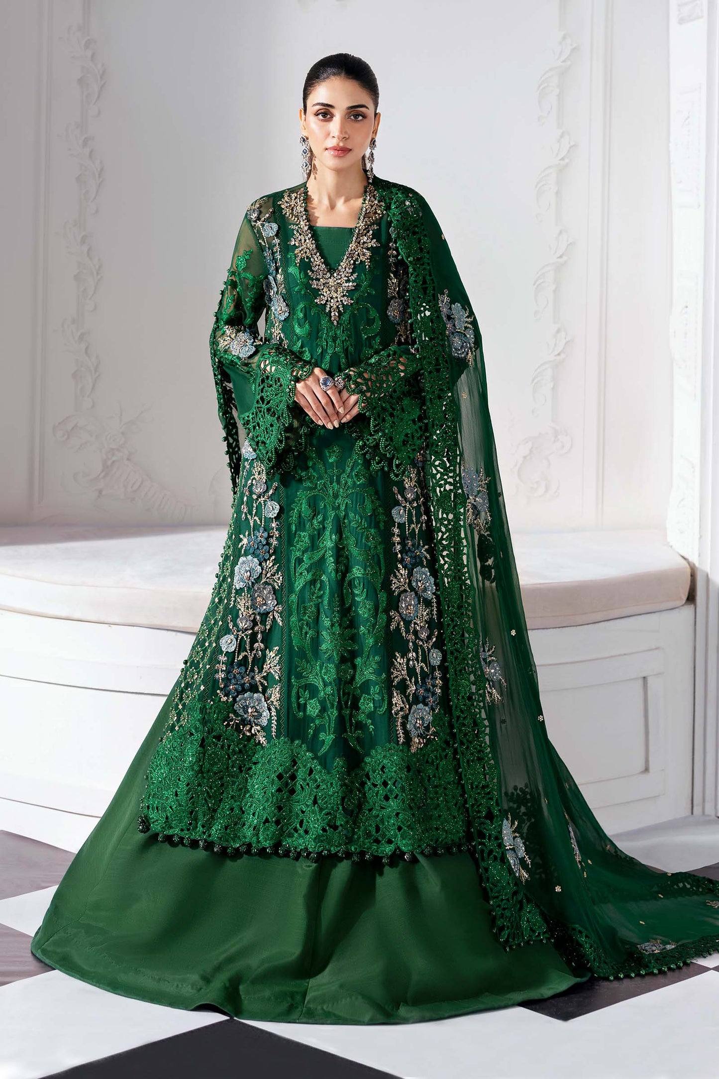 BD-3008 | Maria B | Mbroidered Wedding Collection 2025