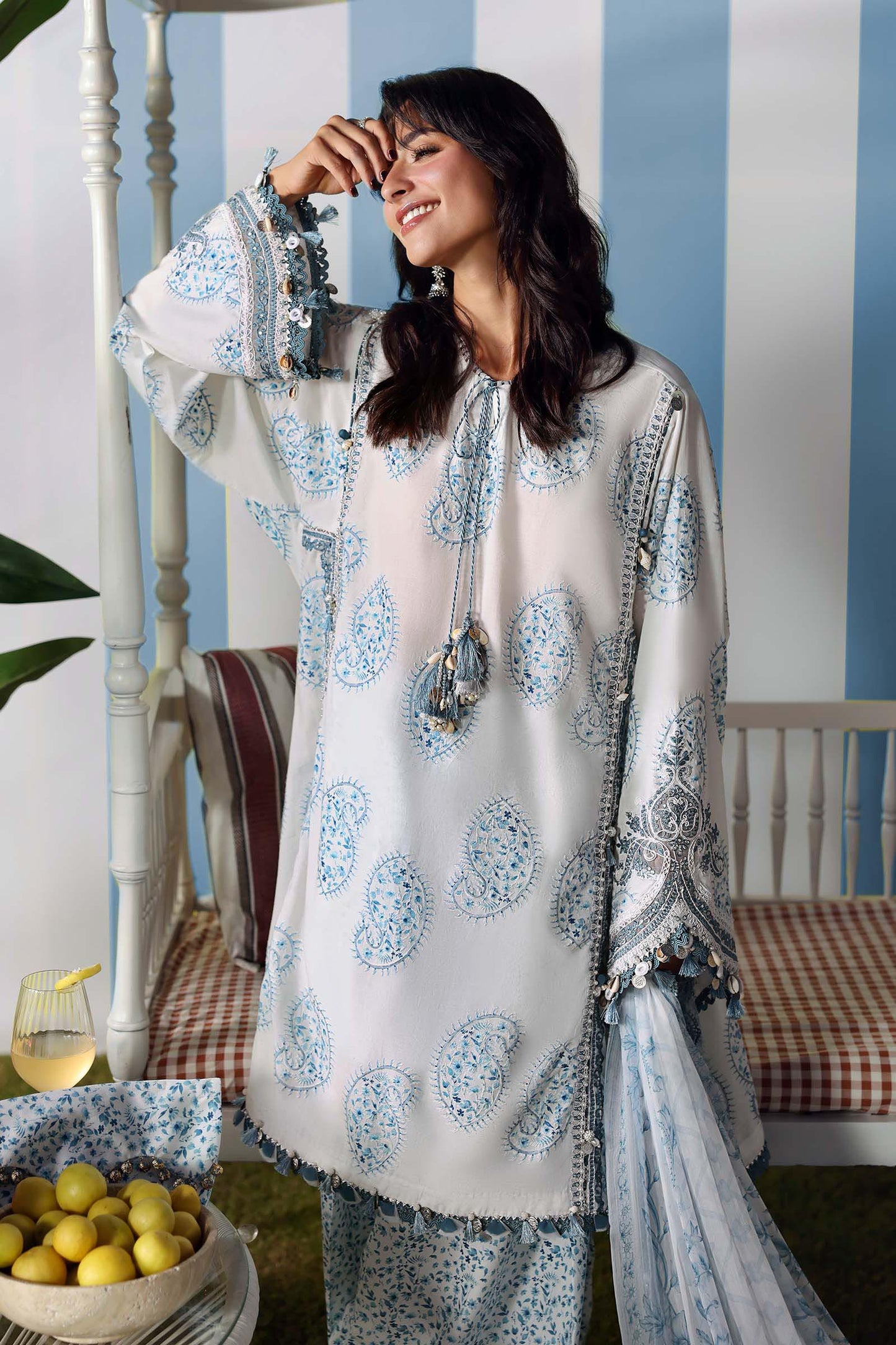 MPT-3009-A | Maria B  | Mprints Sun Club Eid Edit Lawn Collection 2026
