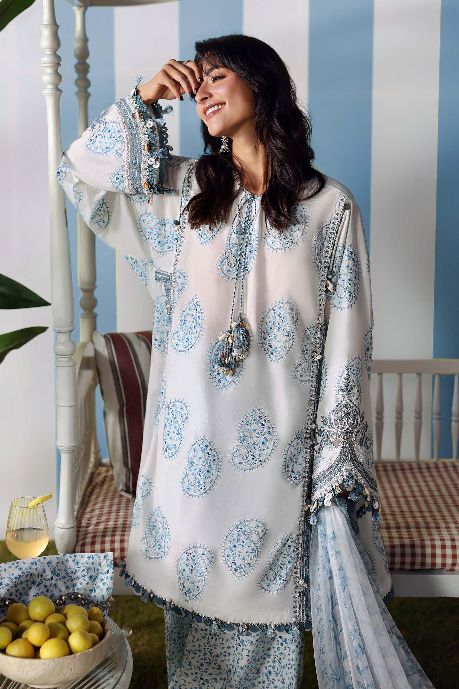 MPT-3009-A | Maria B  | Mprints Sun Club Eid Edit Lawn Collection 2026