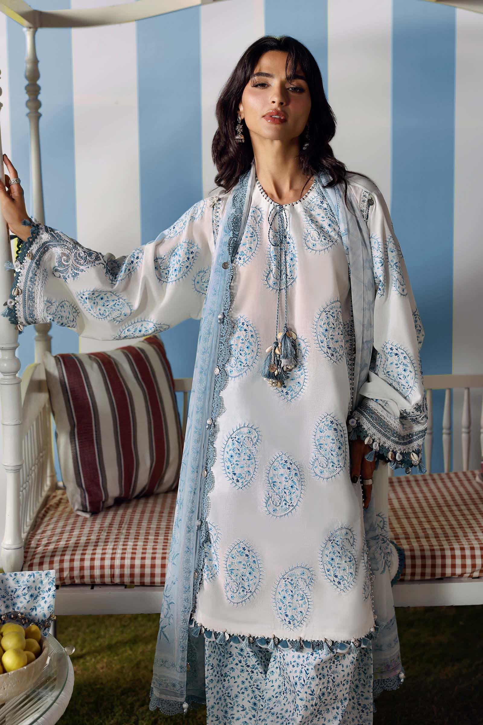 MPT-3009-A | Maria B  | Mprints Sun Club Eid Edit Lawn Collection 2026