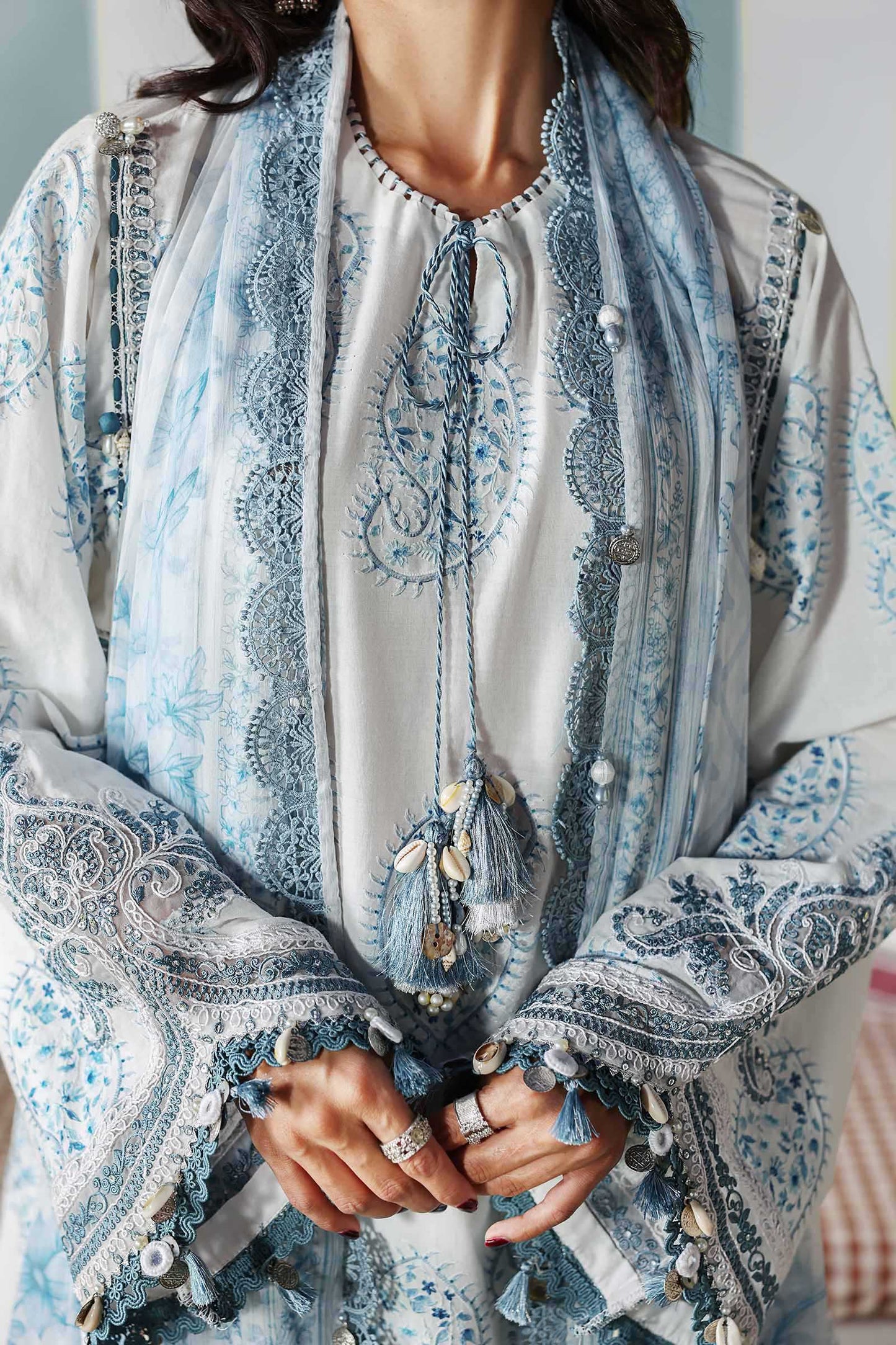 MPT-3009-A | Maria B  | Mprints Sun Club Eid Edit Lawn Collection 2026