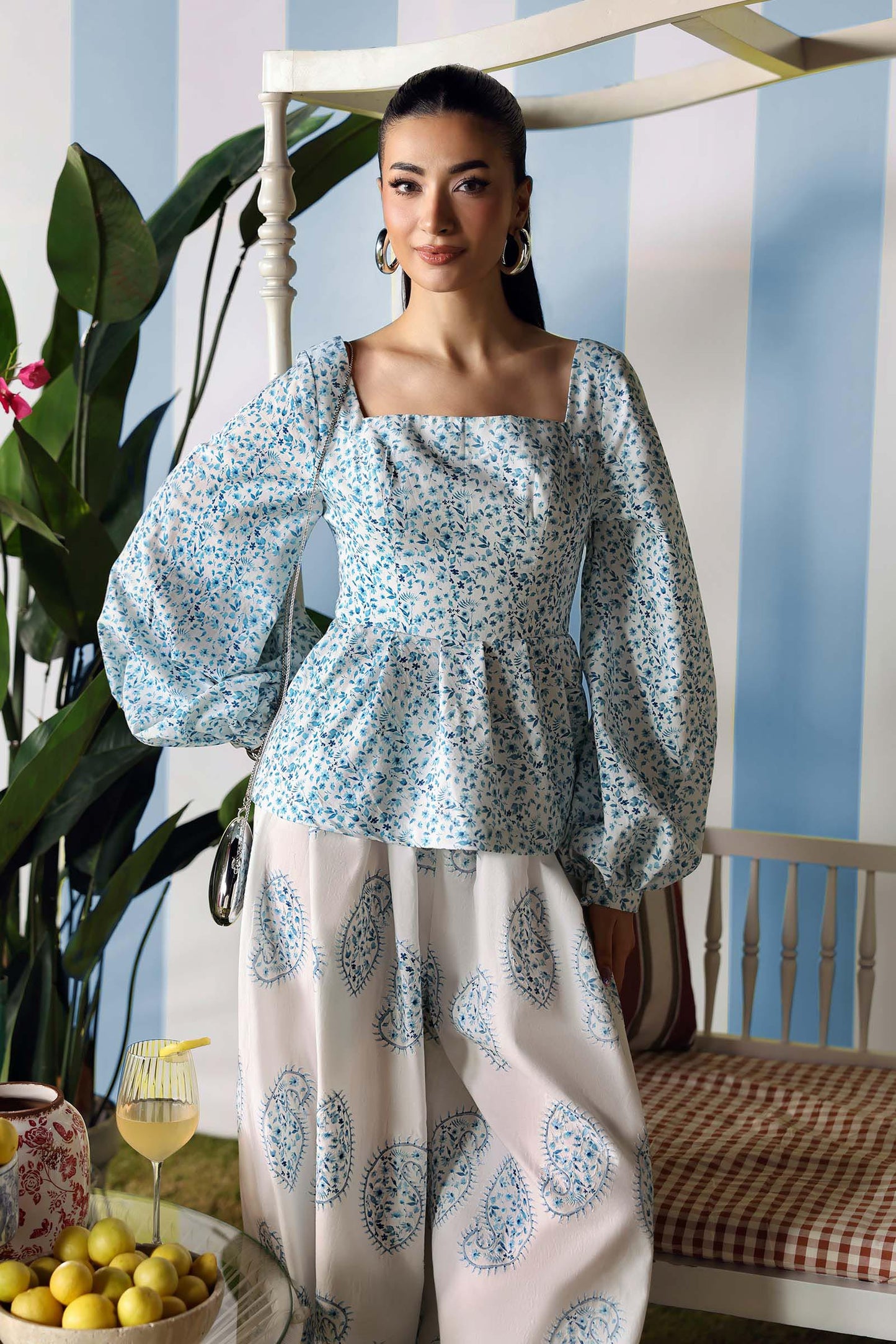 MPT-3009-A | Maria B  | Mprints Sun Club Eid Edit Lawn Collection 2026