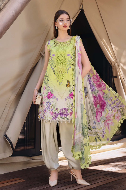 MPT-2909-A | Maria B |Safari Scape Mprints Spring Summer Lawn  Collection 2026