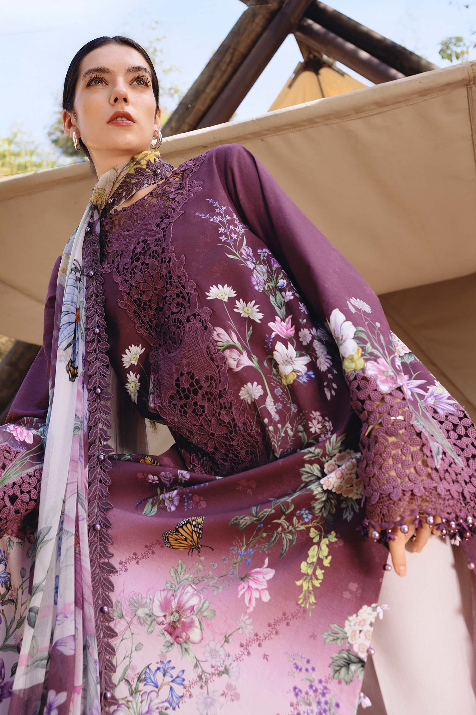 MPT-2909-B | Maria B |Safari Scape Mprints Spring Summer Lawn  Collection 2026 