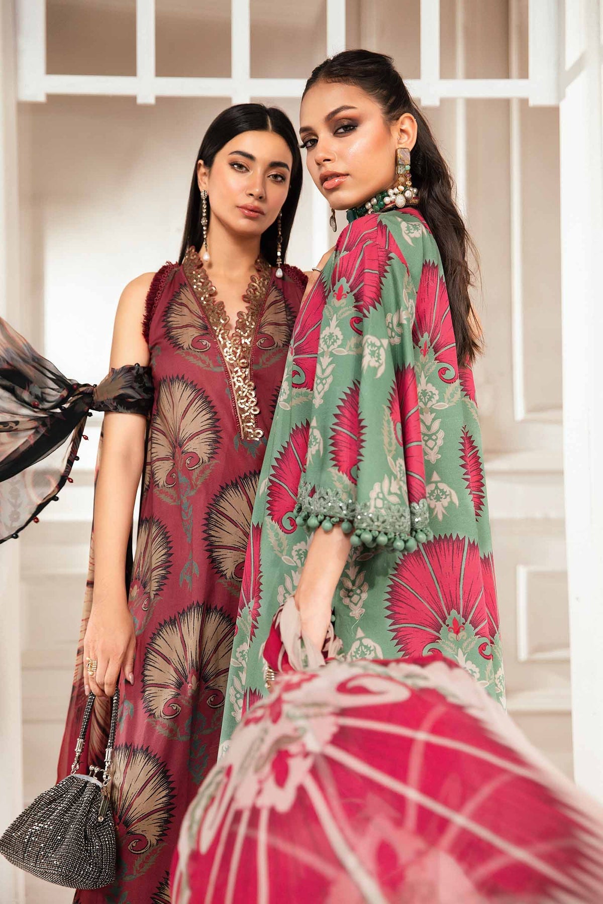 MPT-2209-B | Maria B | Unstitched Mprints Collections 2024