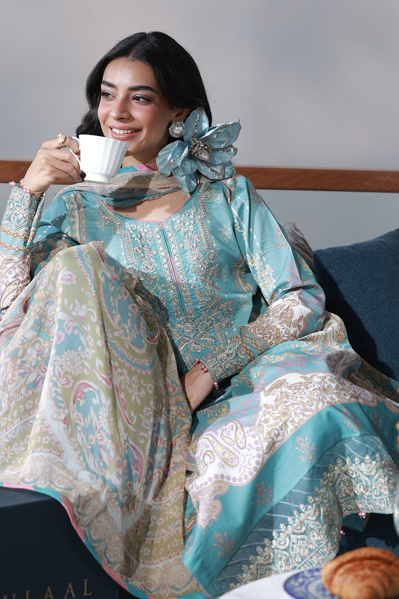 Eidra - D1 | Gulaal | Delia Lawn Unstitched Collection 2026