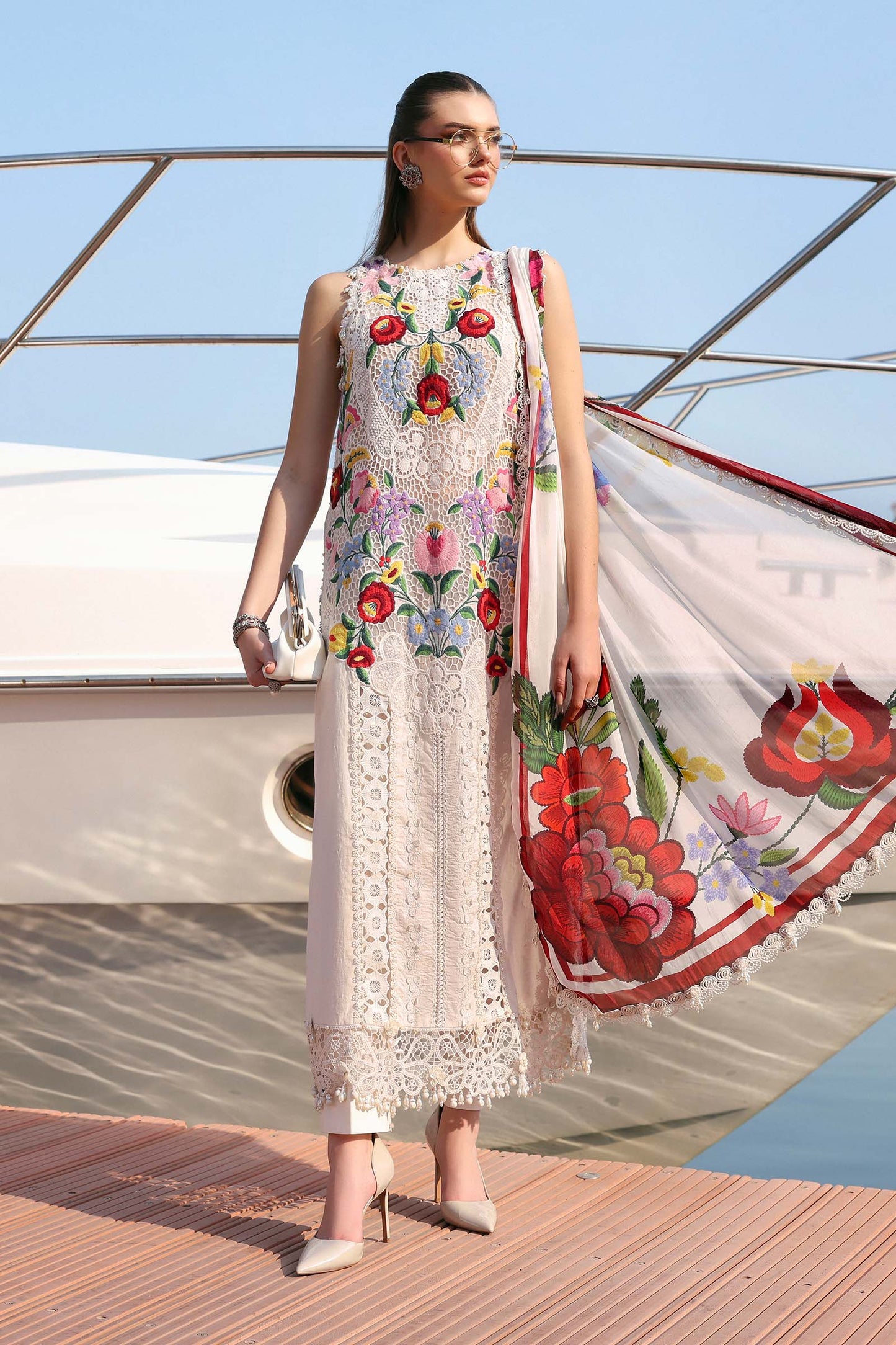 D-2610-A | Maria B | Luxury Lawn Eid Edit Collection Unstitched 2026