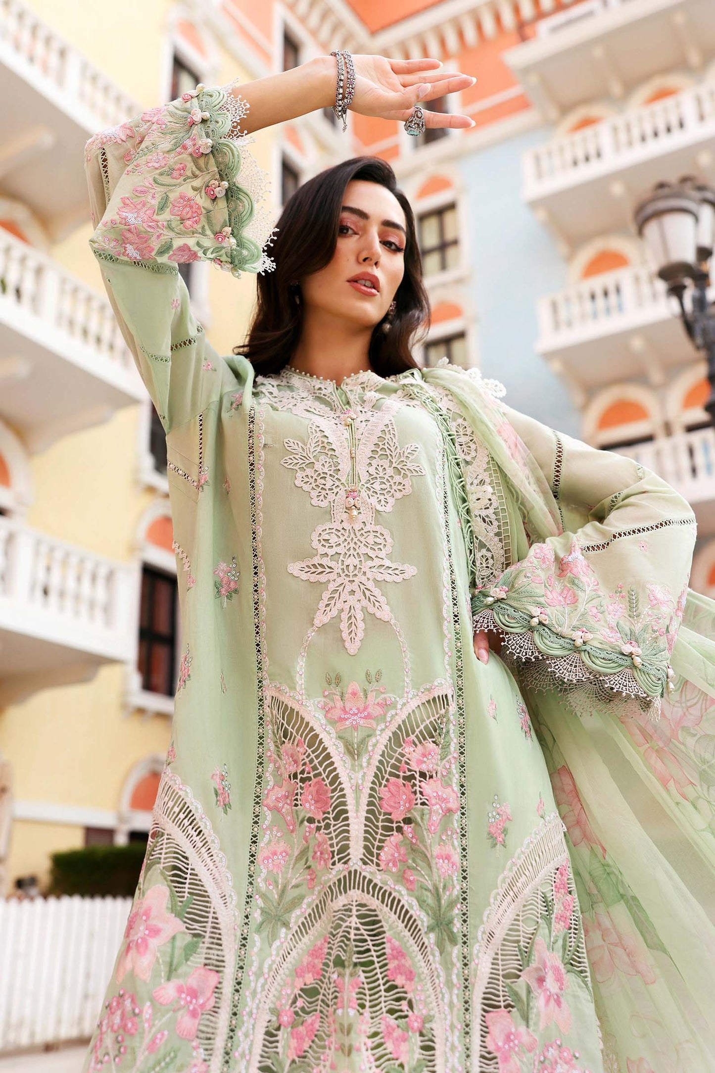 D-2611-A | Maria B | Luxury Lawn Eid Edit Collection Unstitched 2026