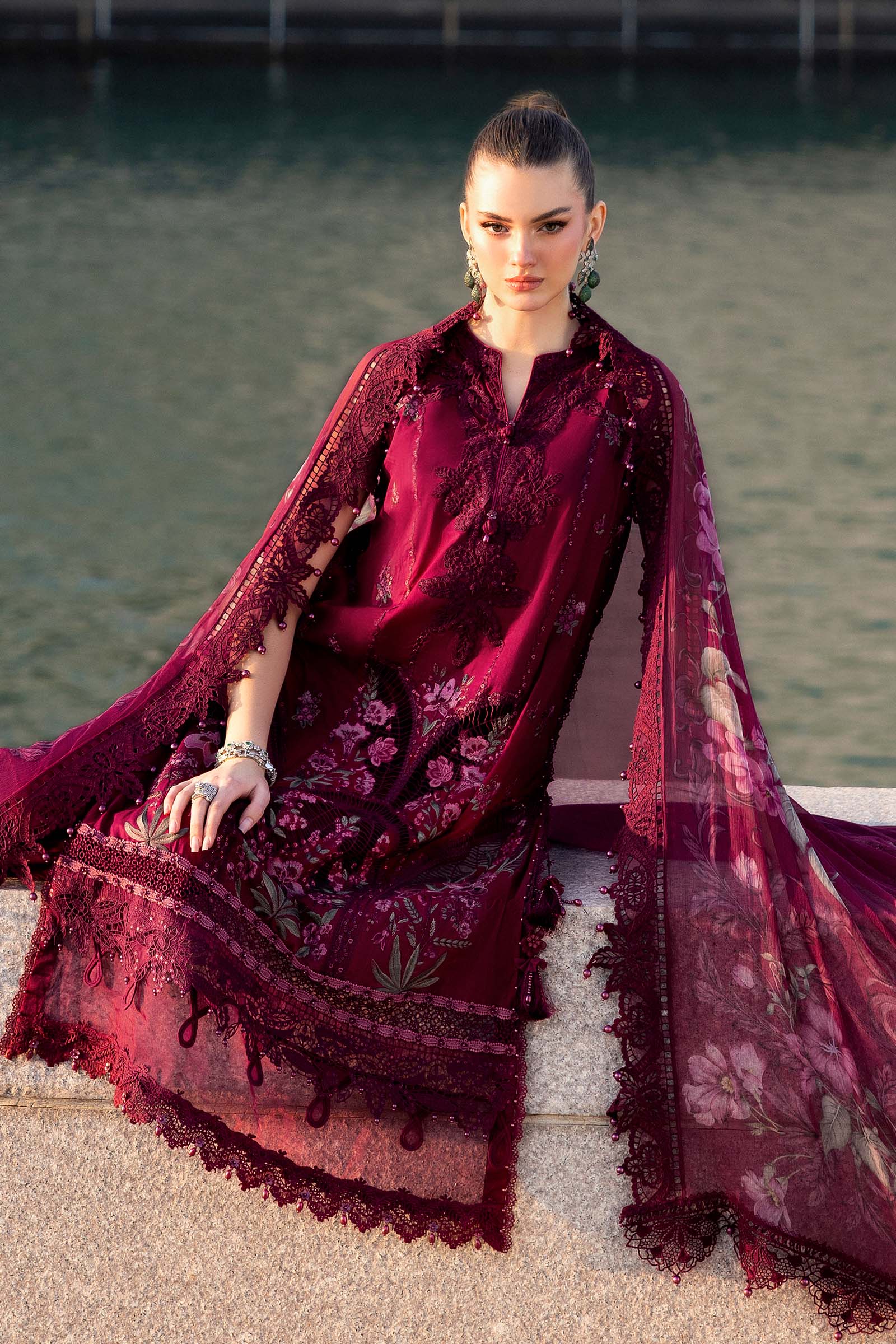 D-2611-B | Maria B | Luxury Lawn Eid Edit Collection Unstitched 2026
