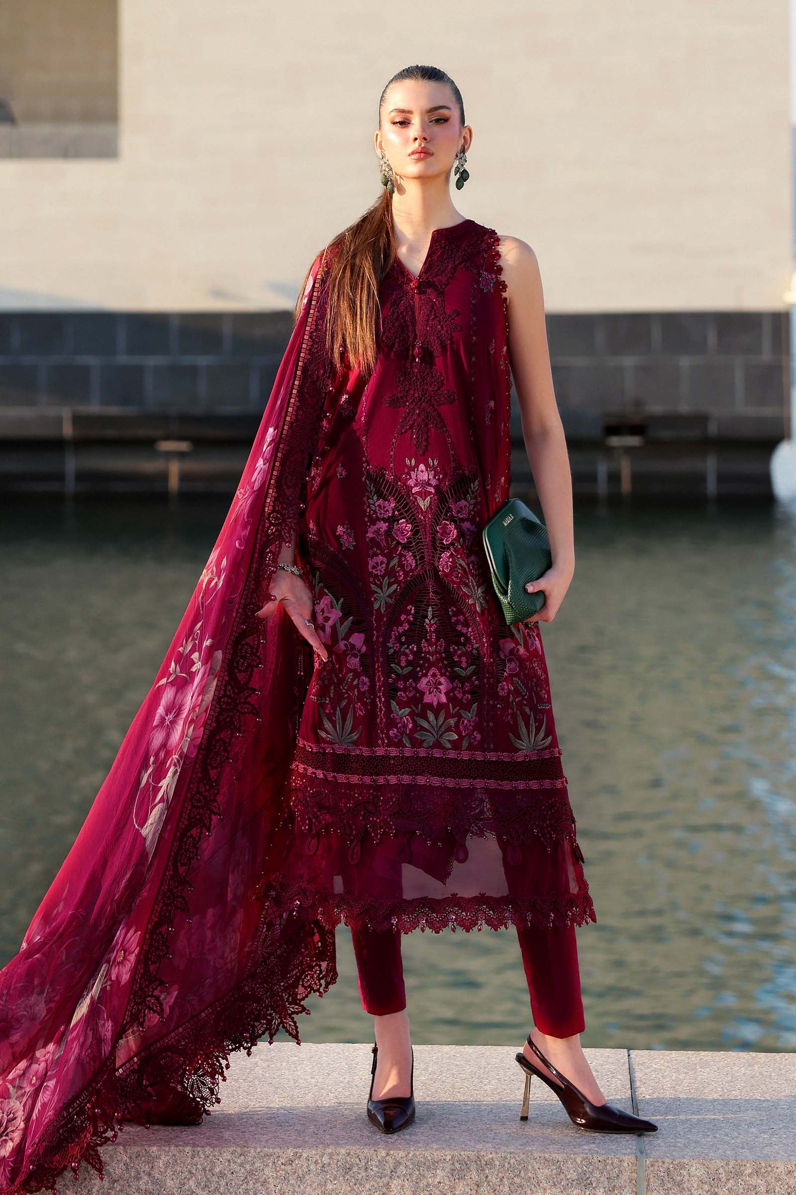 D-2611-B | Maria B | Luxury Lawn Eid Edit Collection Unstitched 2026