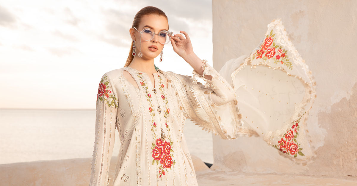D-2412-A | Maria B | Voyage A Luxe X Tunisia Luxury Lawn 2024