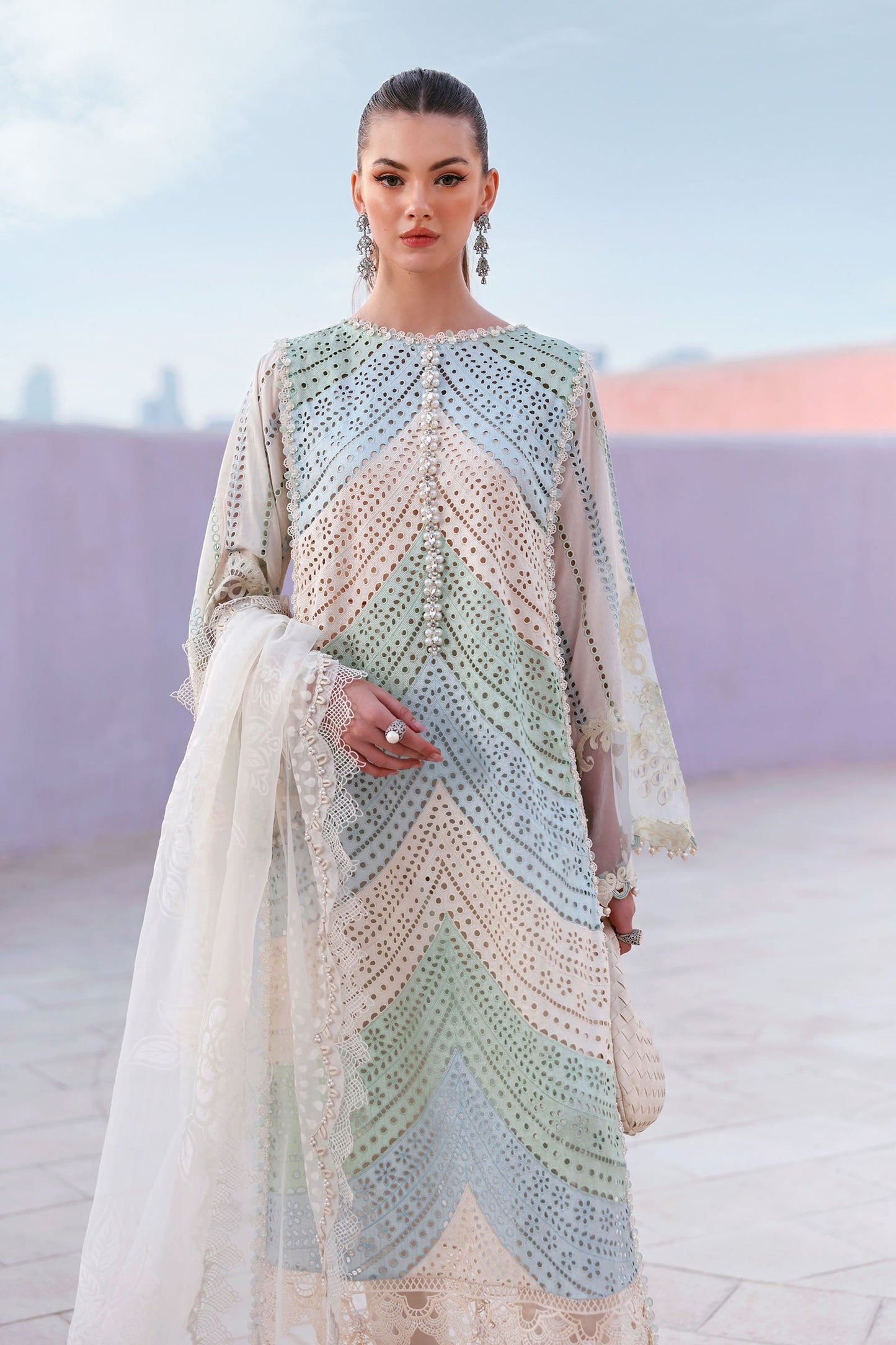 D-2612-A | Maria B | Luxury Lawn Eid Edit Collection Unstitched 2026