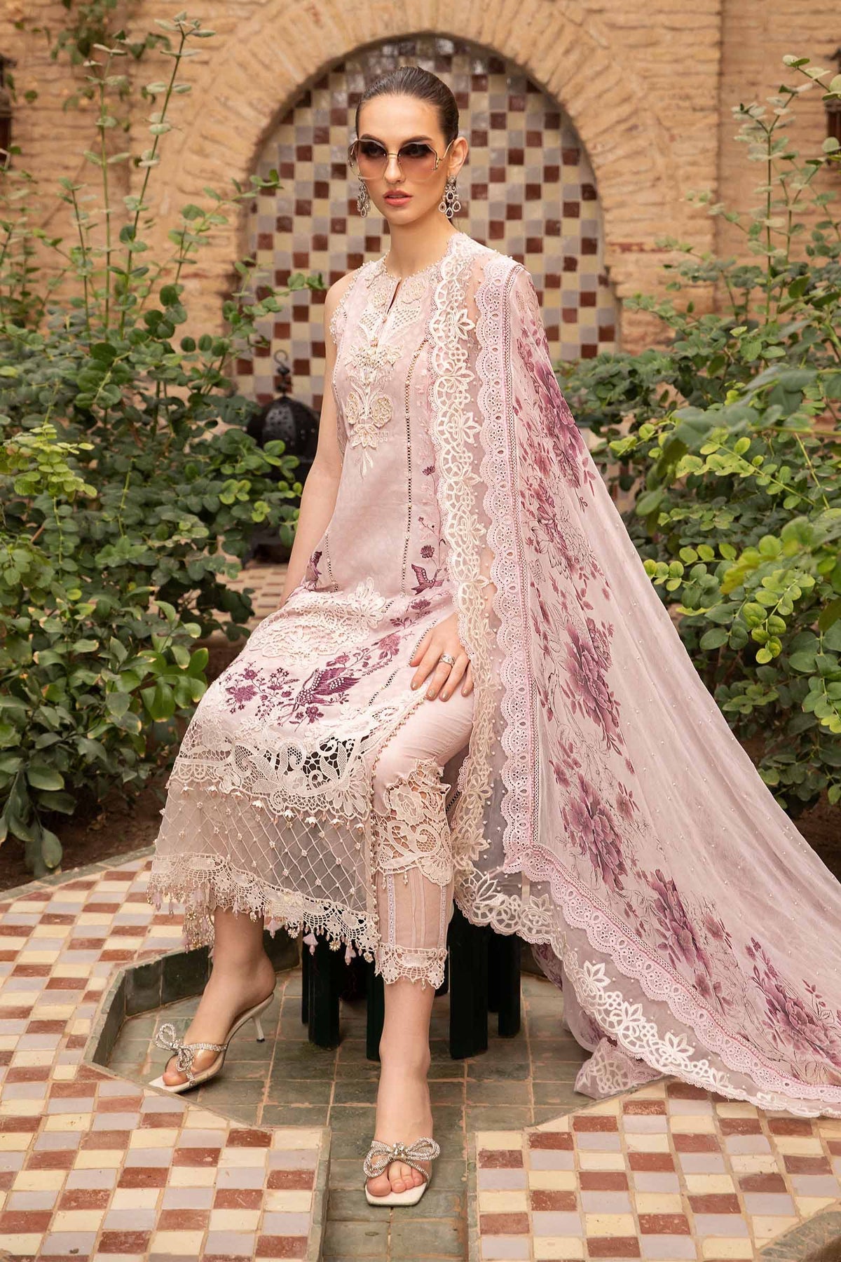 D-2414-A | Maria B | Voyage A Luxe X Tunisia Luxury Lawn 2024