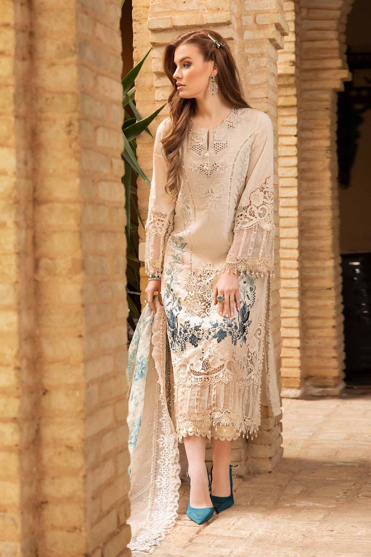 D-2414-B | Maria B | Voyage A Luxe X Tunisia Luxury Lawn 2024
